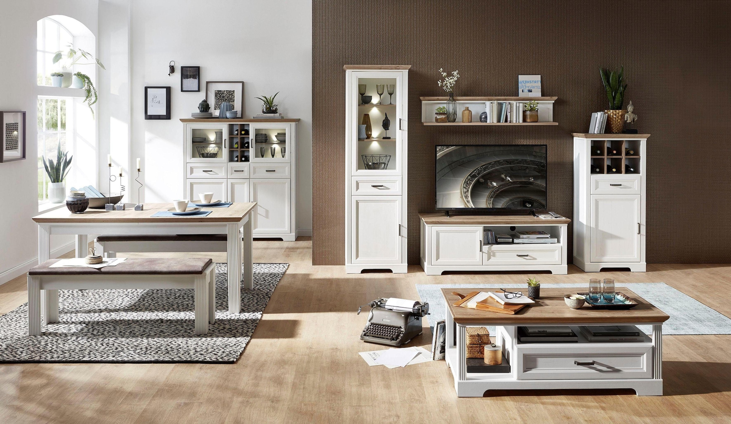 Innostyle Wandregal »Jasmin«, Breite 142 cm