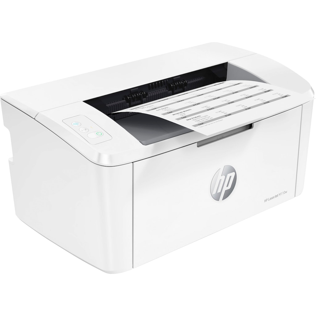 HP Schwarz-Weiß Laserdrucker »LaserJet M110w«, 2 Monate gratis Drucken mit HP Instant Ink inklusive