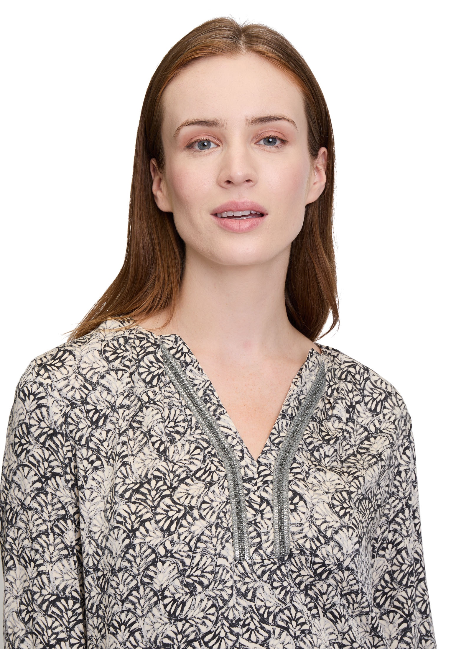 Cartoon Klassische Bluse »Casual-Bluse langarm«