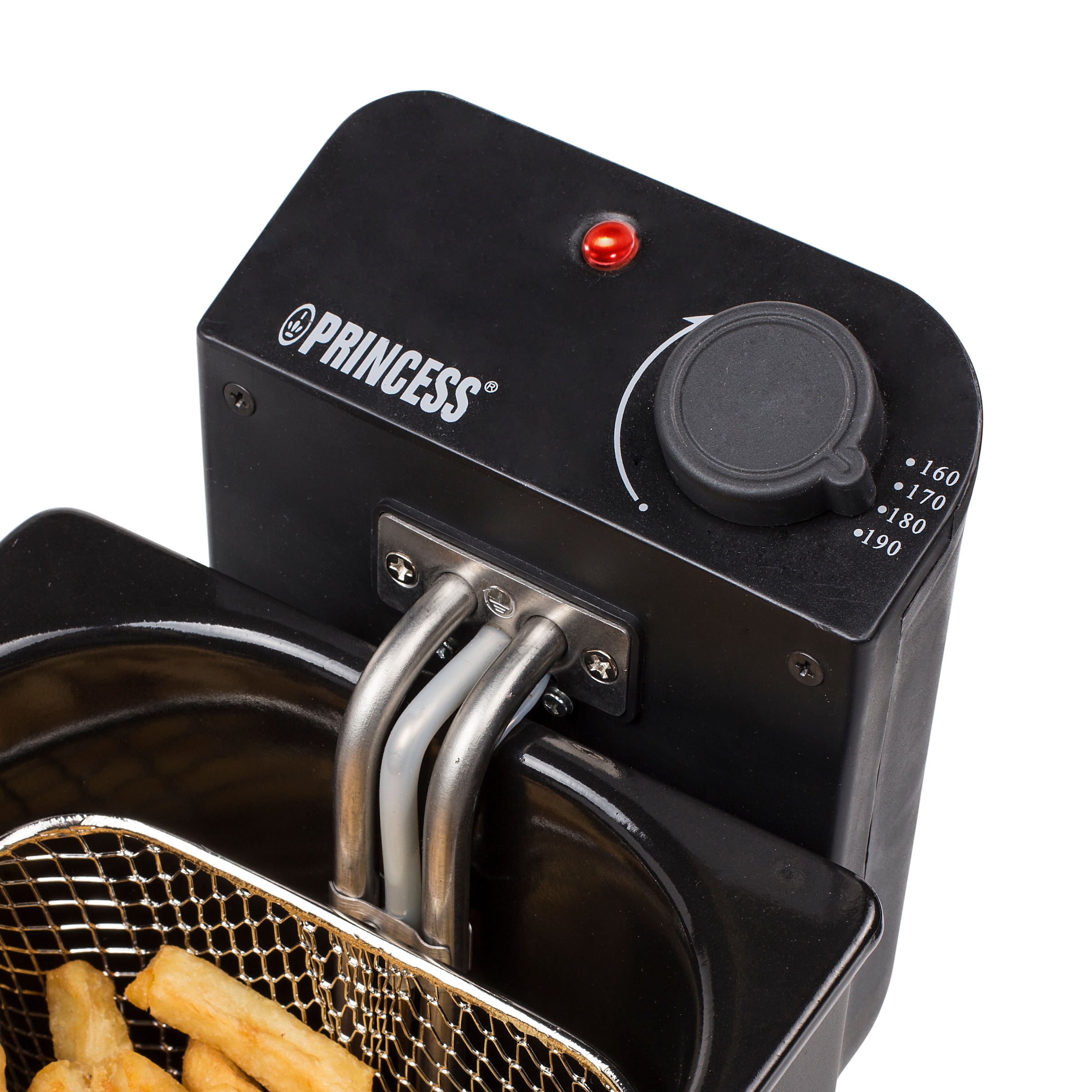 PRINCESS Fritteuse »182727«, 2000 W, Fassungsvermögen 3 l, 3 Liter mit Kaltzonenfunktion, schwarz