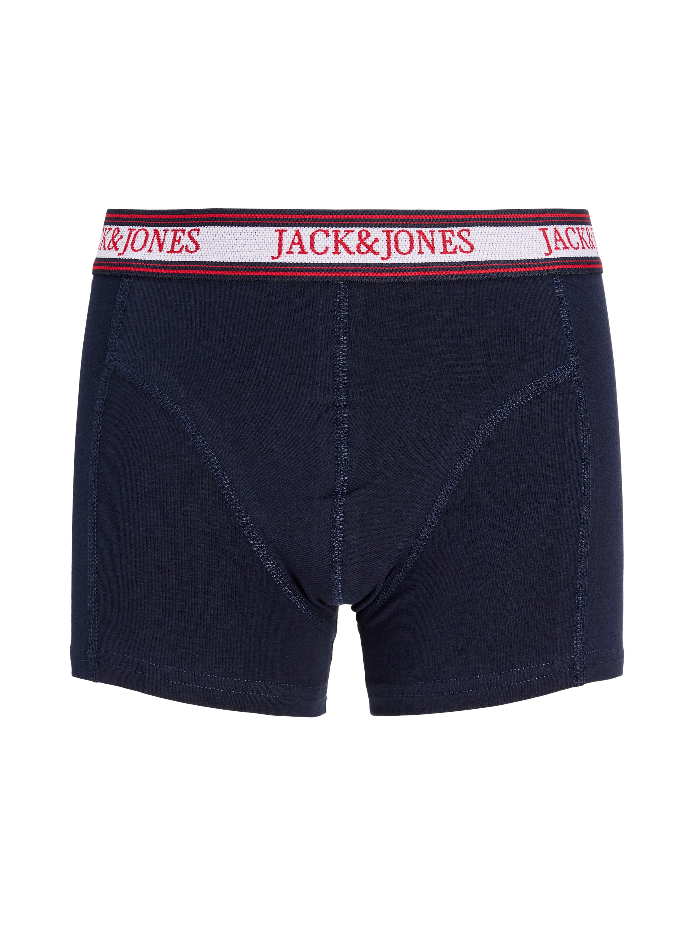 Jack & Jones Junior Trunk »JACFAZE SOLID TRUNKS 5 PACK JNR BTS« Packung, 5 Stk. Baumwollmischung, elastisches Bündchen