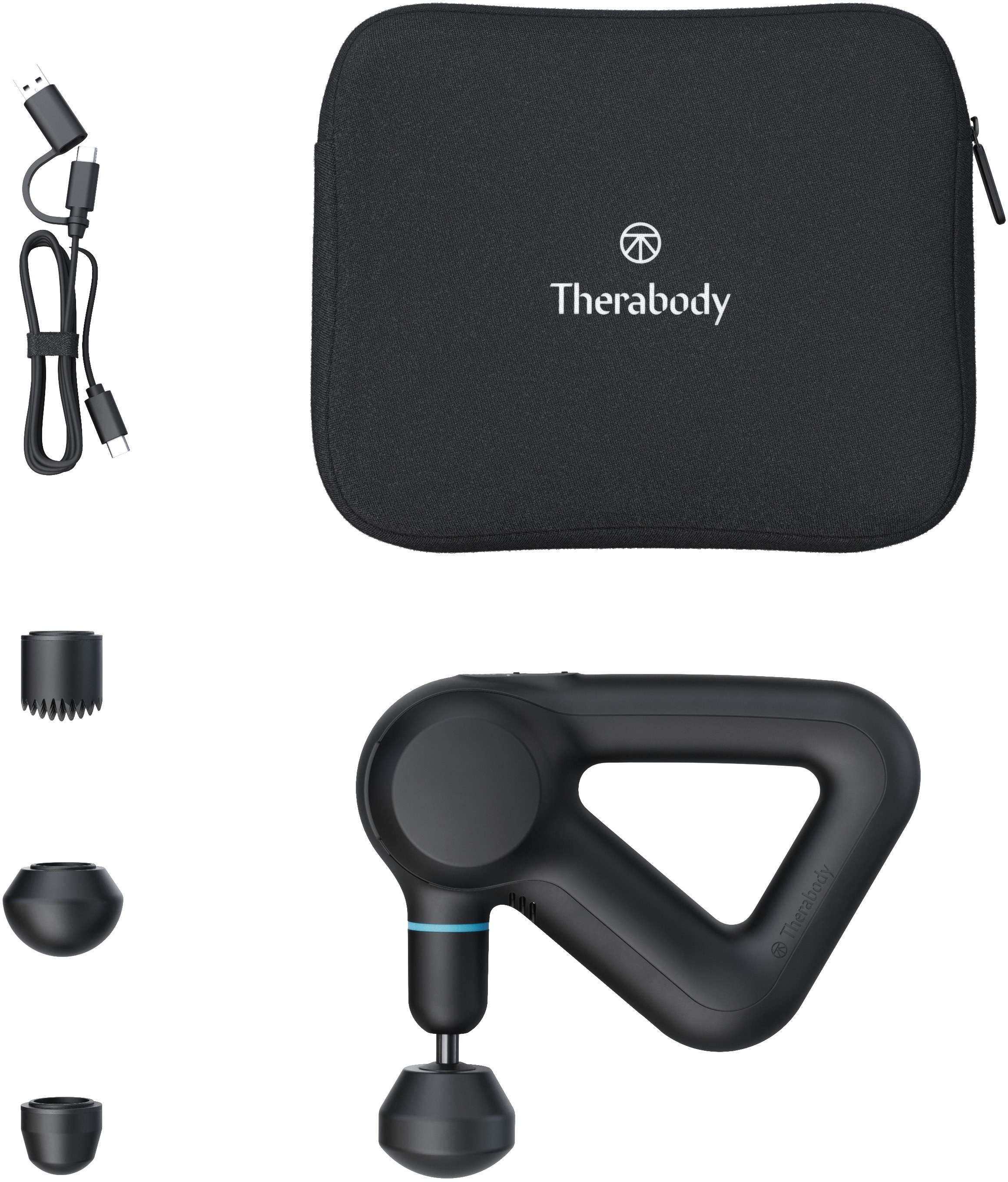 Therabody Massagepistole »Theragun Prime (5.Generation), ergonomischer Griff«, 2 Minuten Theragun wirksamer als 15 Minuten klassische Massage