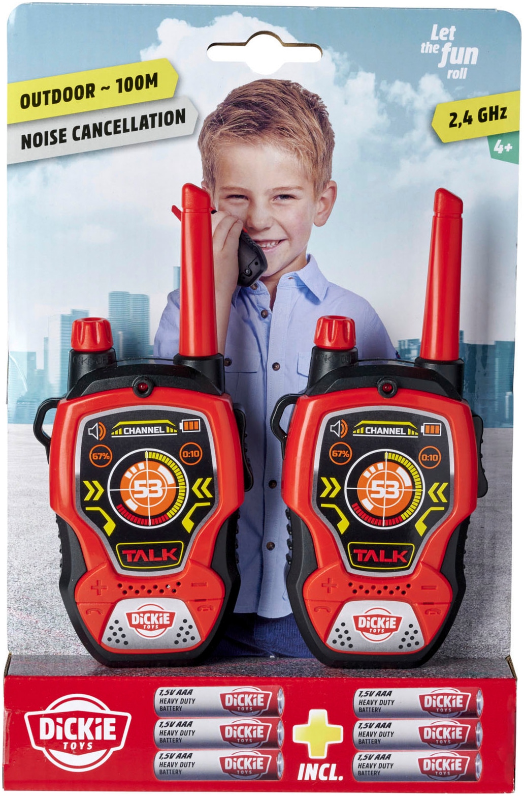 Dickie Toys Walkie Talkie »Fun«, (Set, 2 St.)