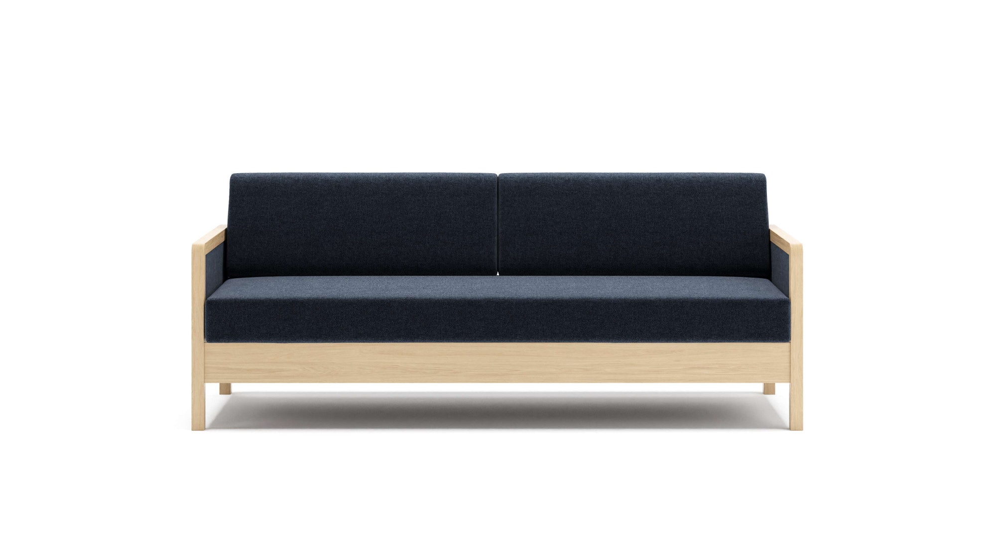 HESTBÆK Schlafsofa »Hestbæk 168 3-Sitzer, Bettfunktion, Breite 208cm, Komfortsitzhöhe 47cm« Umklappbar, Querschläfer, sehr komfortabel, Stauraum