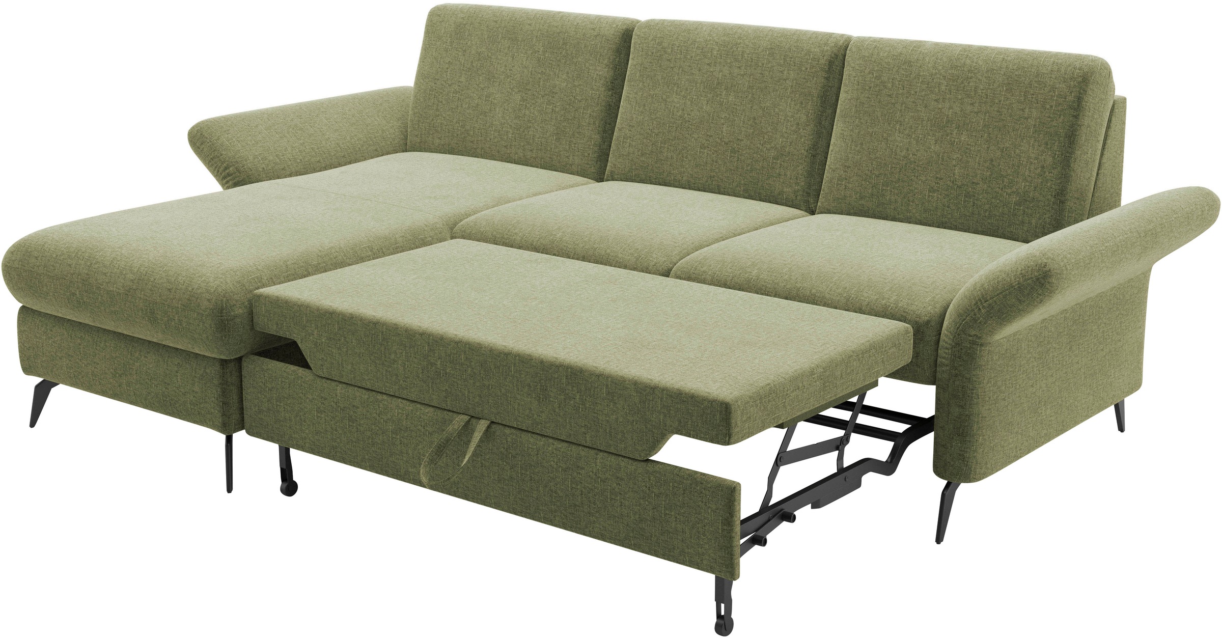 Home affaire Ecksofa »Rochelle«, wahlweise mit Bettfunktion, Bettkasten und Armteilverstellung