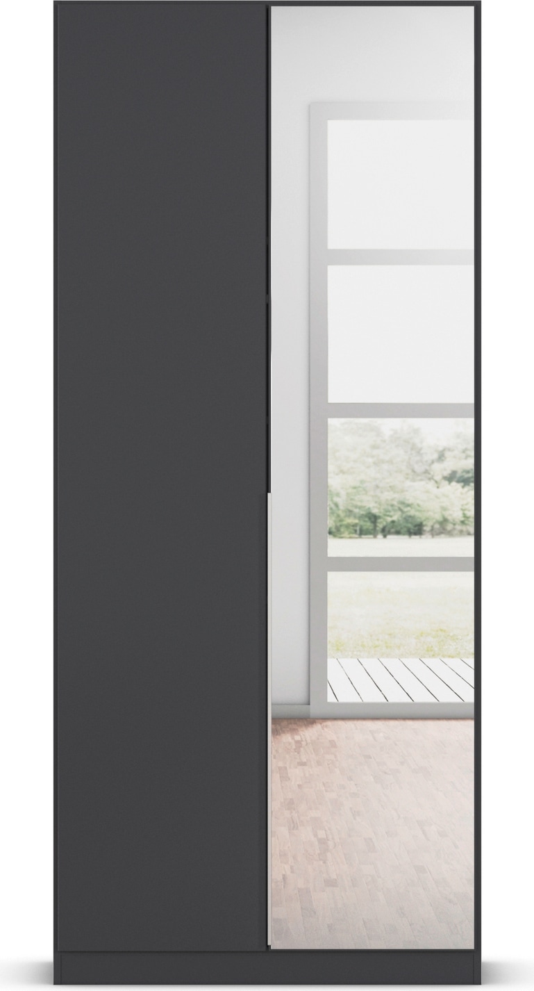 OTTO home Drehtürenschrank »Kleiderschrank Schrank Garderobe AGORDO mit Dekor- oder Hochglanzfront« in zwei Griff-Farben, Breiten 91-405 cm,  durchdachte Innenausstattung, in 8 Breiten und 2 Höhen MADE IN GERMANY