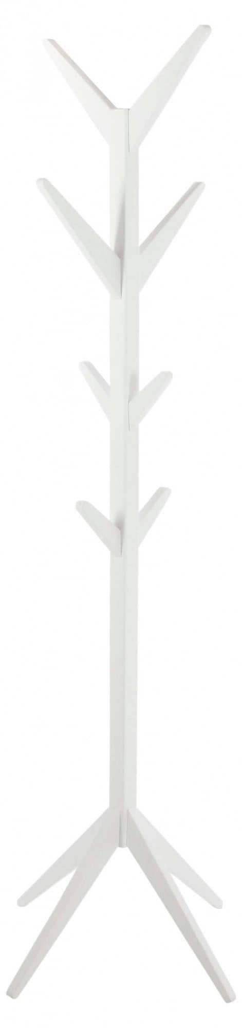 Ascot Coat Hanger in White, White