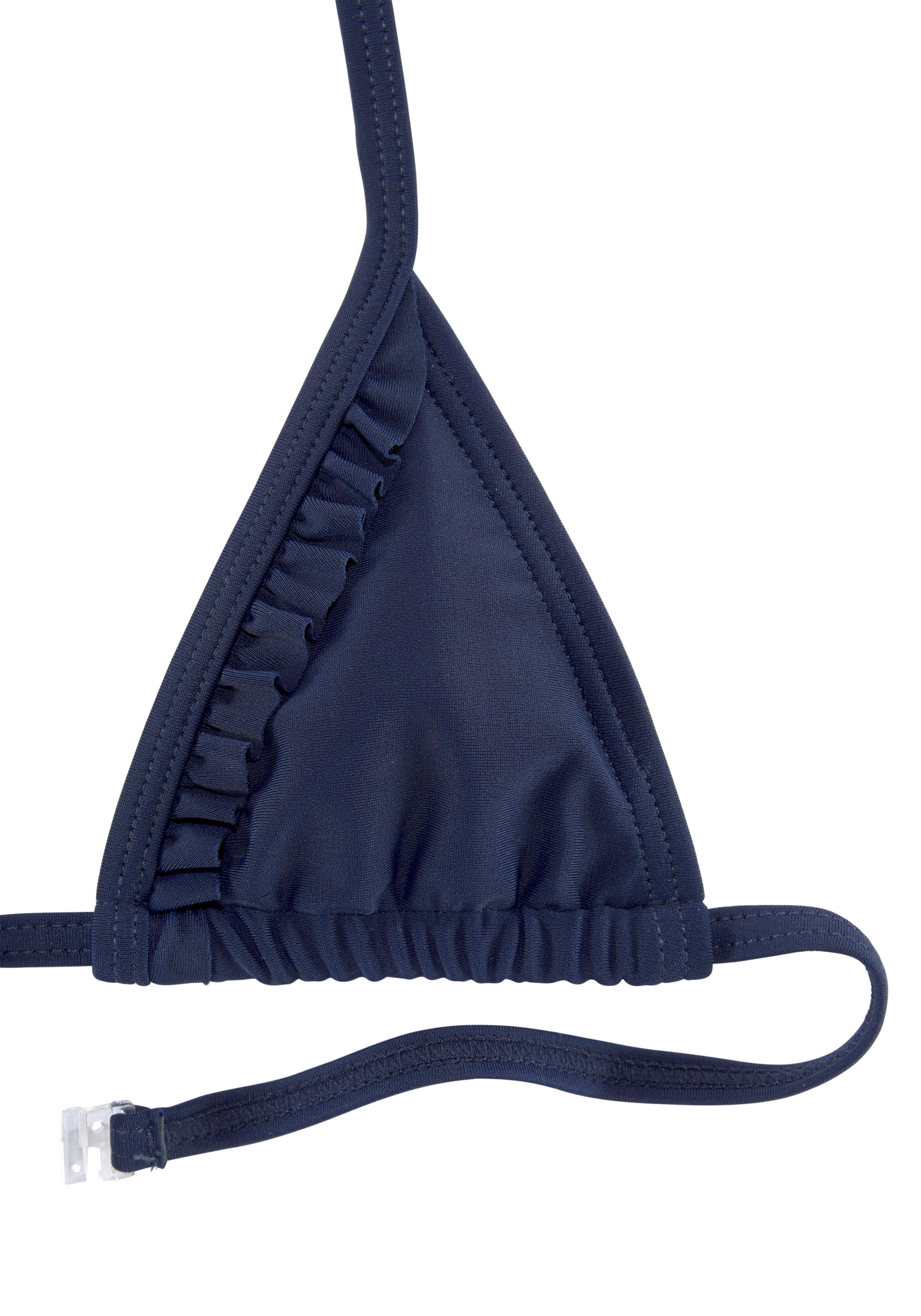 Optik bei in Buffalo zweifarbiger Triangel-Bikini,