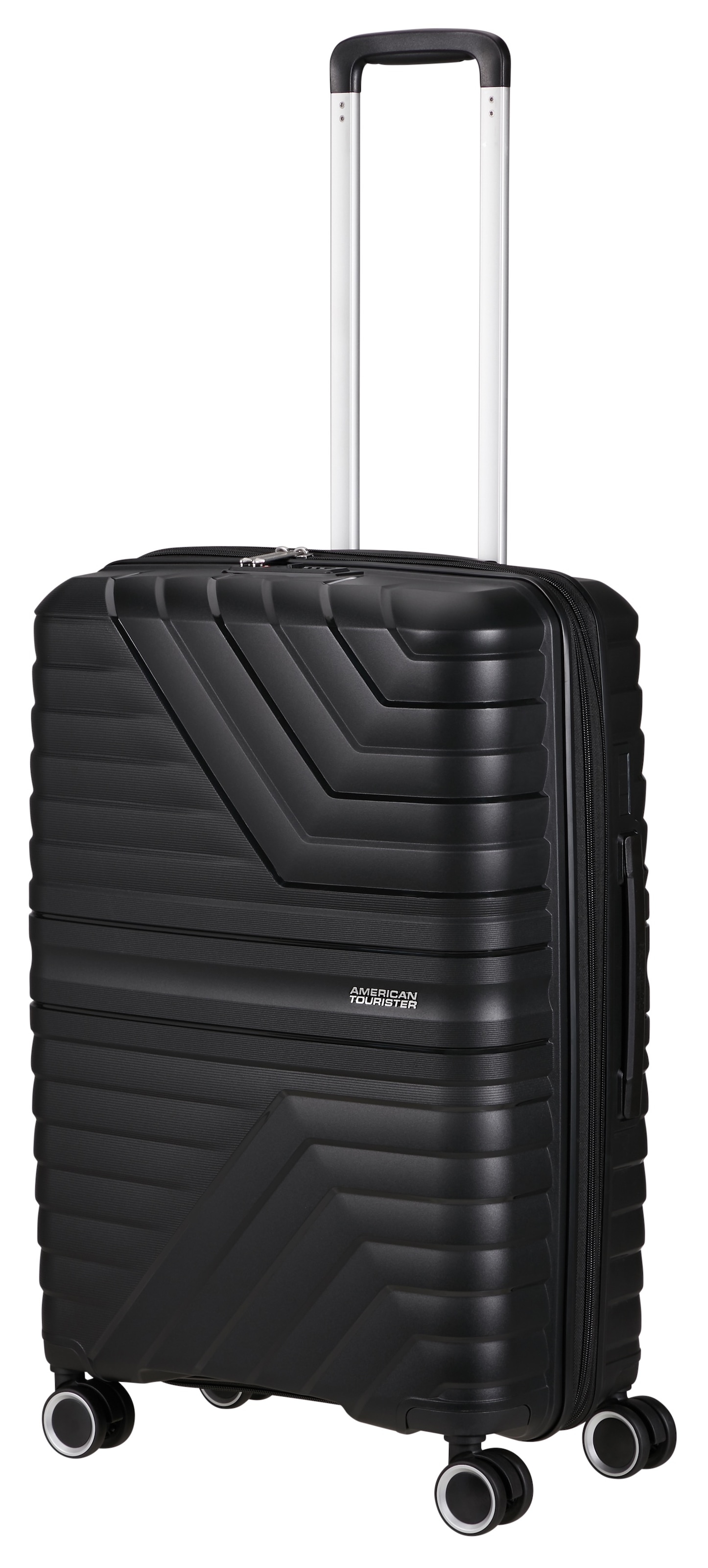 American Tourister® Hartschalen-Trolley »FLYTWIST, verschiedene Größen und Farben«, 4 Rollen, Hartschalen-Koffer personalisierbar Volumenerweiterung