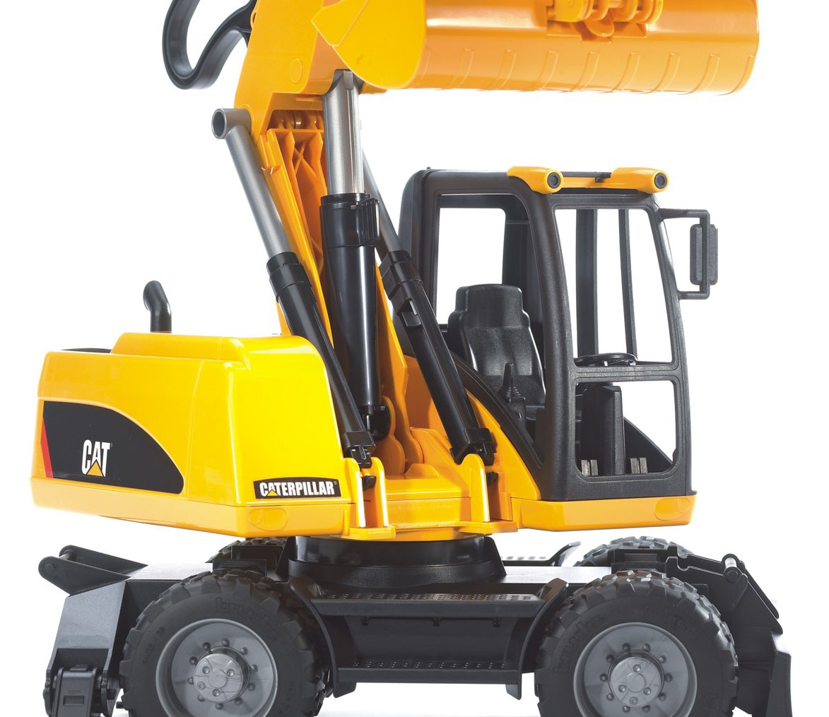 Bruder® Spielzeug-Bagger »Cat Mobilbagger 44 cm (02445)« Made in Europe