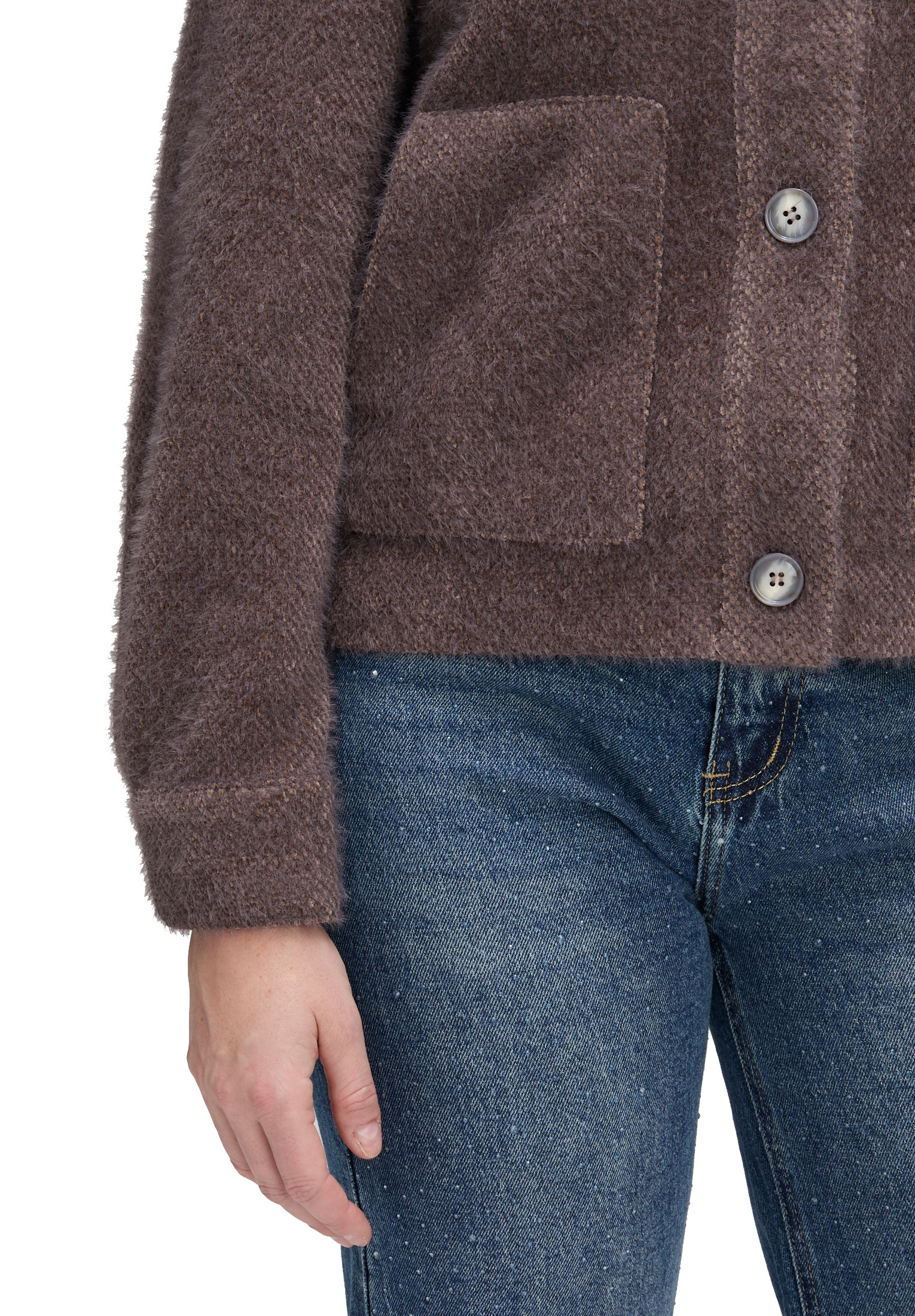 Cartoon Jackenblazer »Casual-Jacke mit aufgesetzten Taschen«