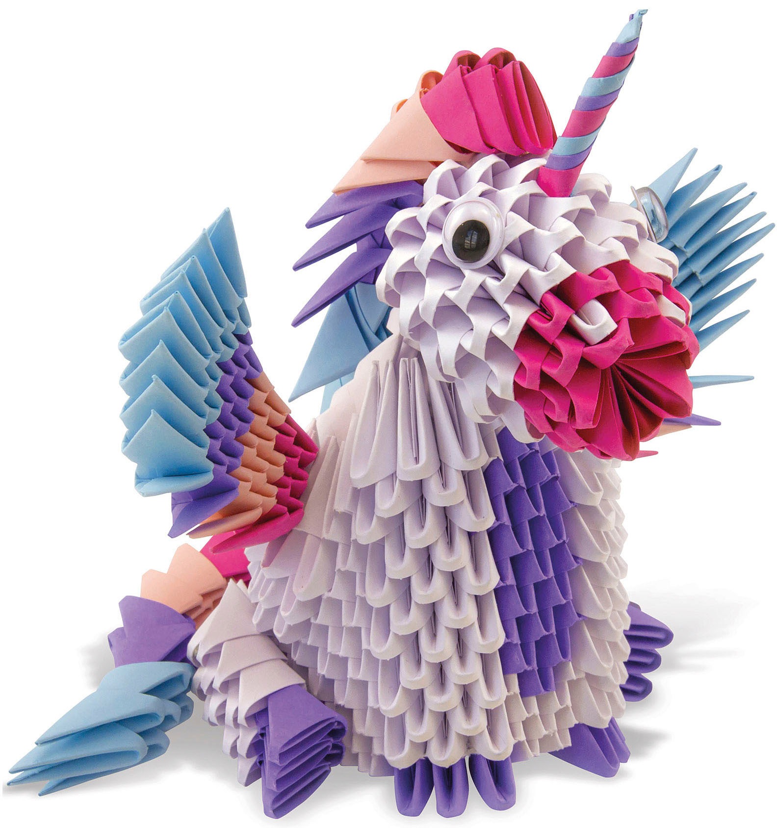 Carletto Kreativset »Creagami, Origami 3D Einhorn«, Made in Europe