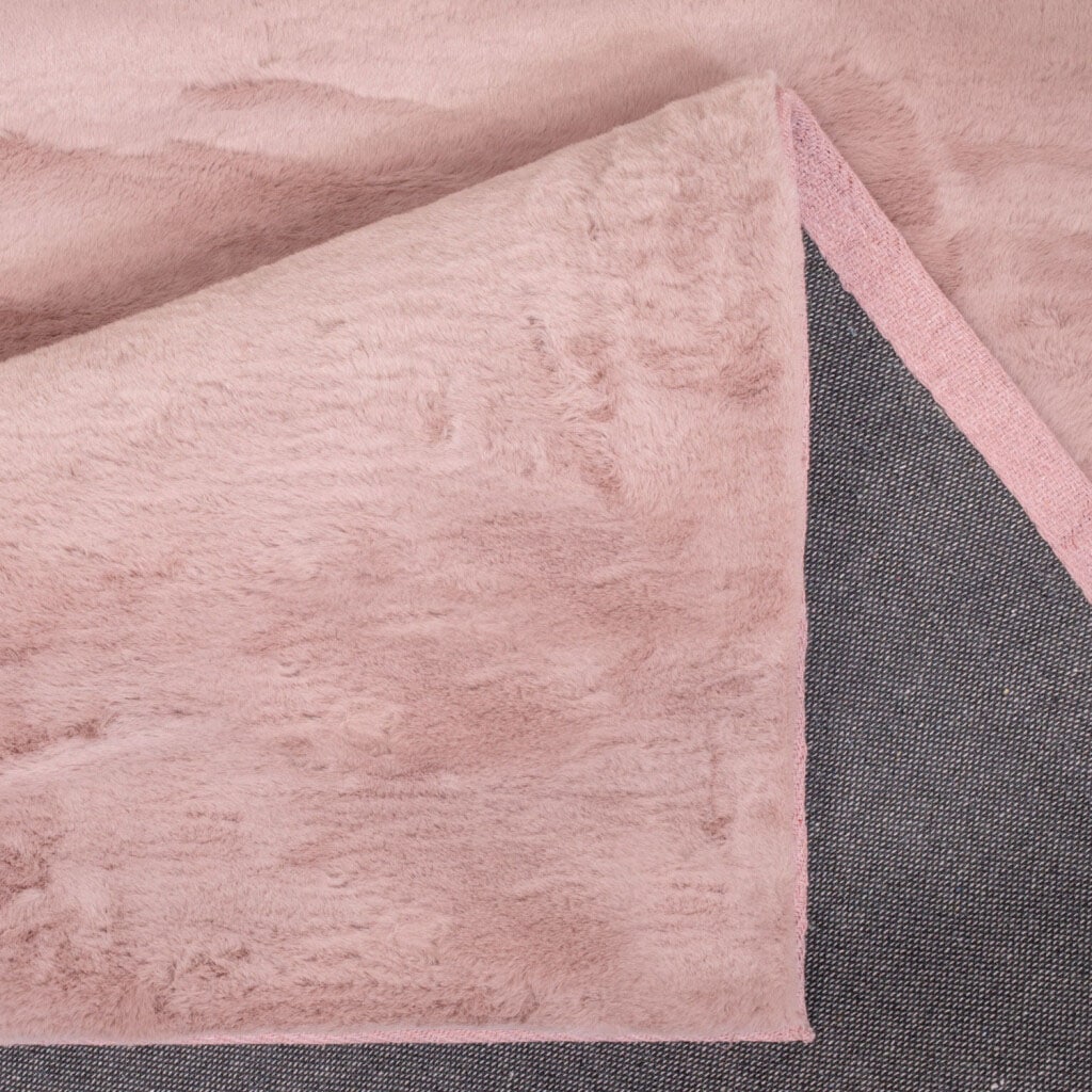 Carpet City Hochflor-Teppich »TOPIA 400«, rechteckig, 21 mm Höhe, Kunstfell-Teppich mit Kaninchenfell-Optik, Haptik, Schlafzimmer