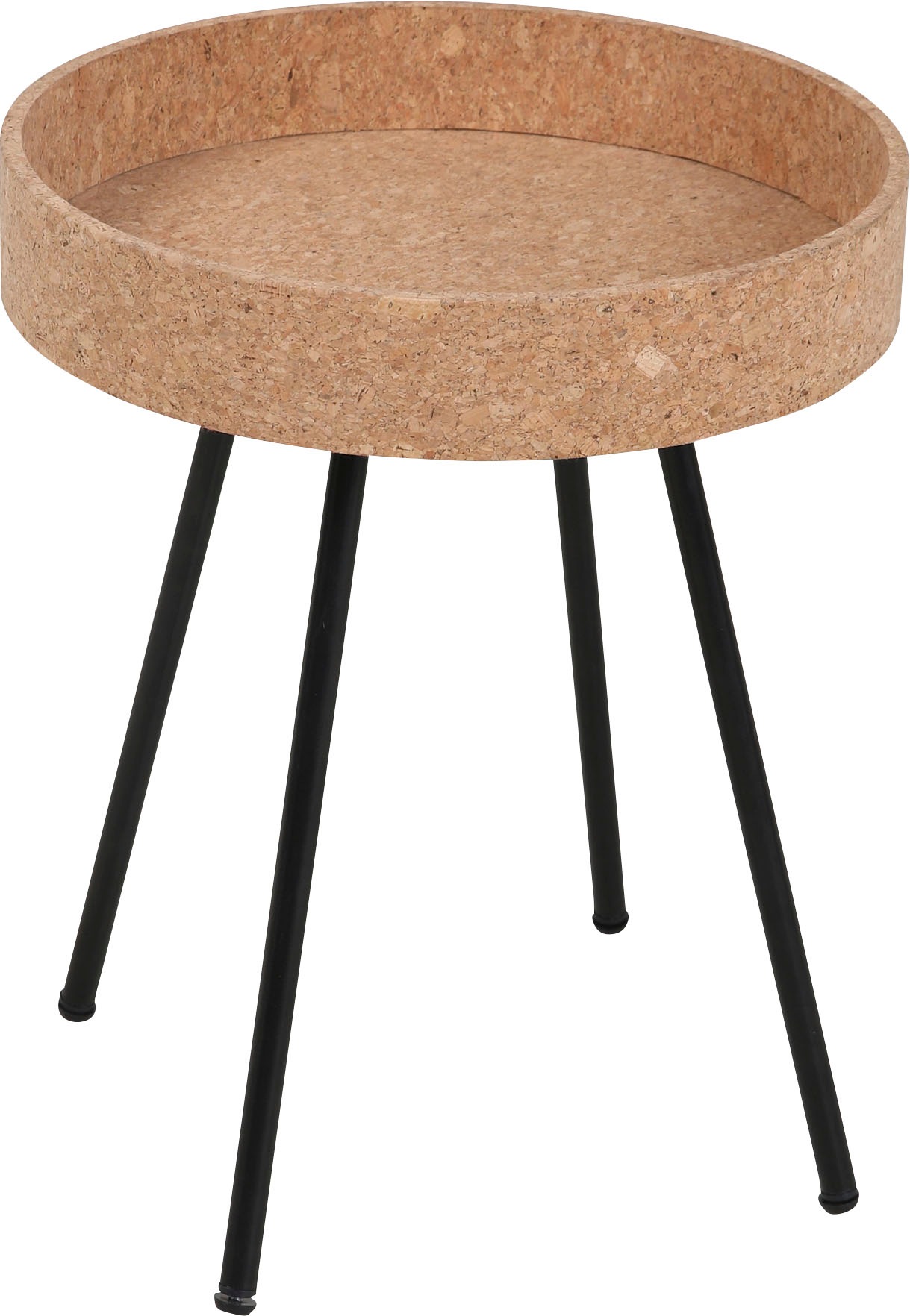 Home affaire Beistelltisch, (Set, 2 St.), Tischplatten aus Kork