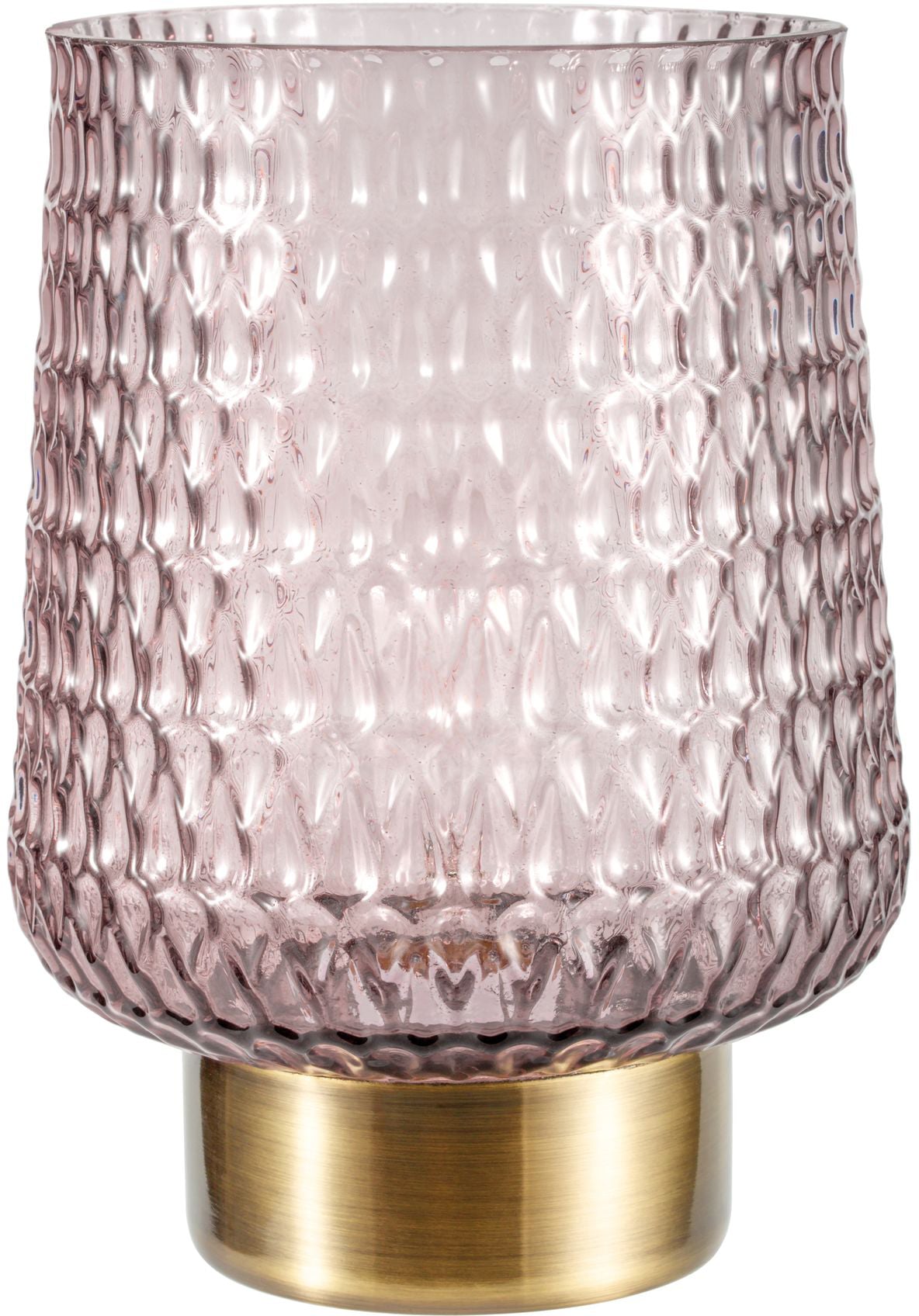 Pauleen Tischleuchte »Sparkling Glamour«, 1 flammig, Leuchtmittel E27 | Leuchtmittel wechselbar, E27, Batterbiebetrieben, Timerfunktion, Windlicht