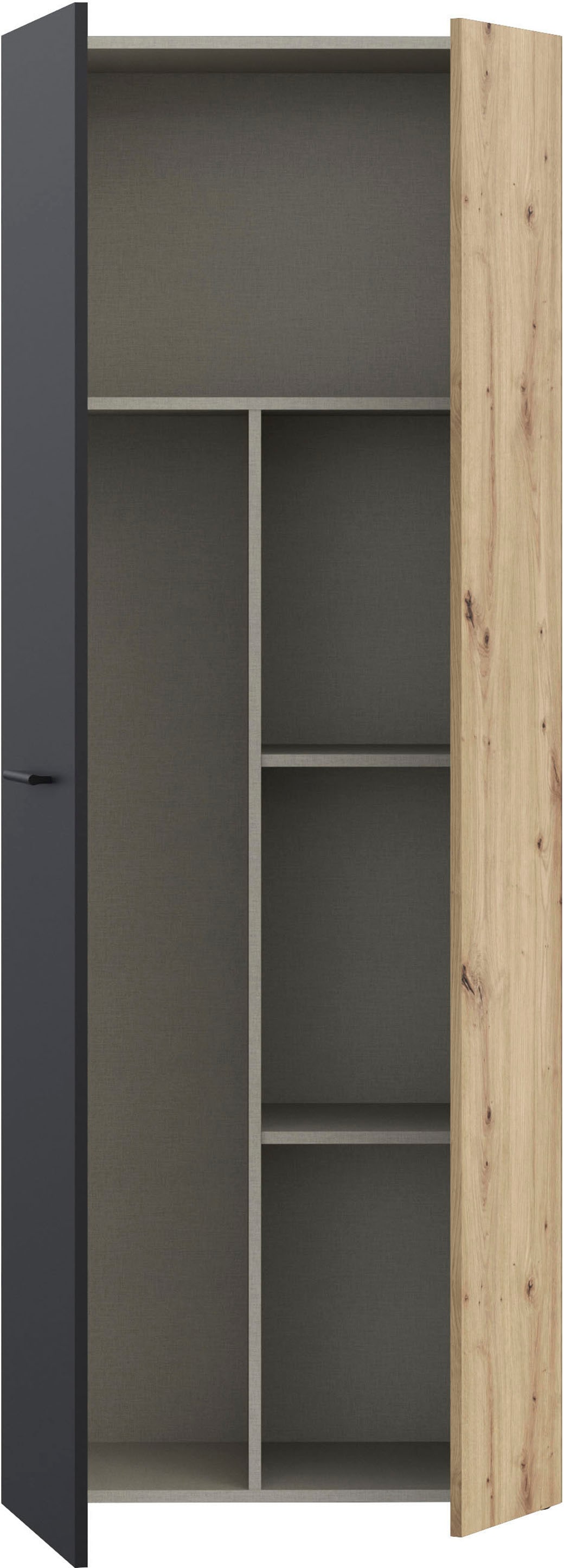 FORTE Mehrzweckschrank »NET306«, Mehrzweckschrank, inklusive Einlegböden, verschiedene Dekore