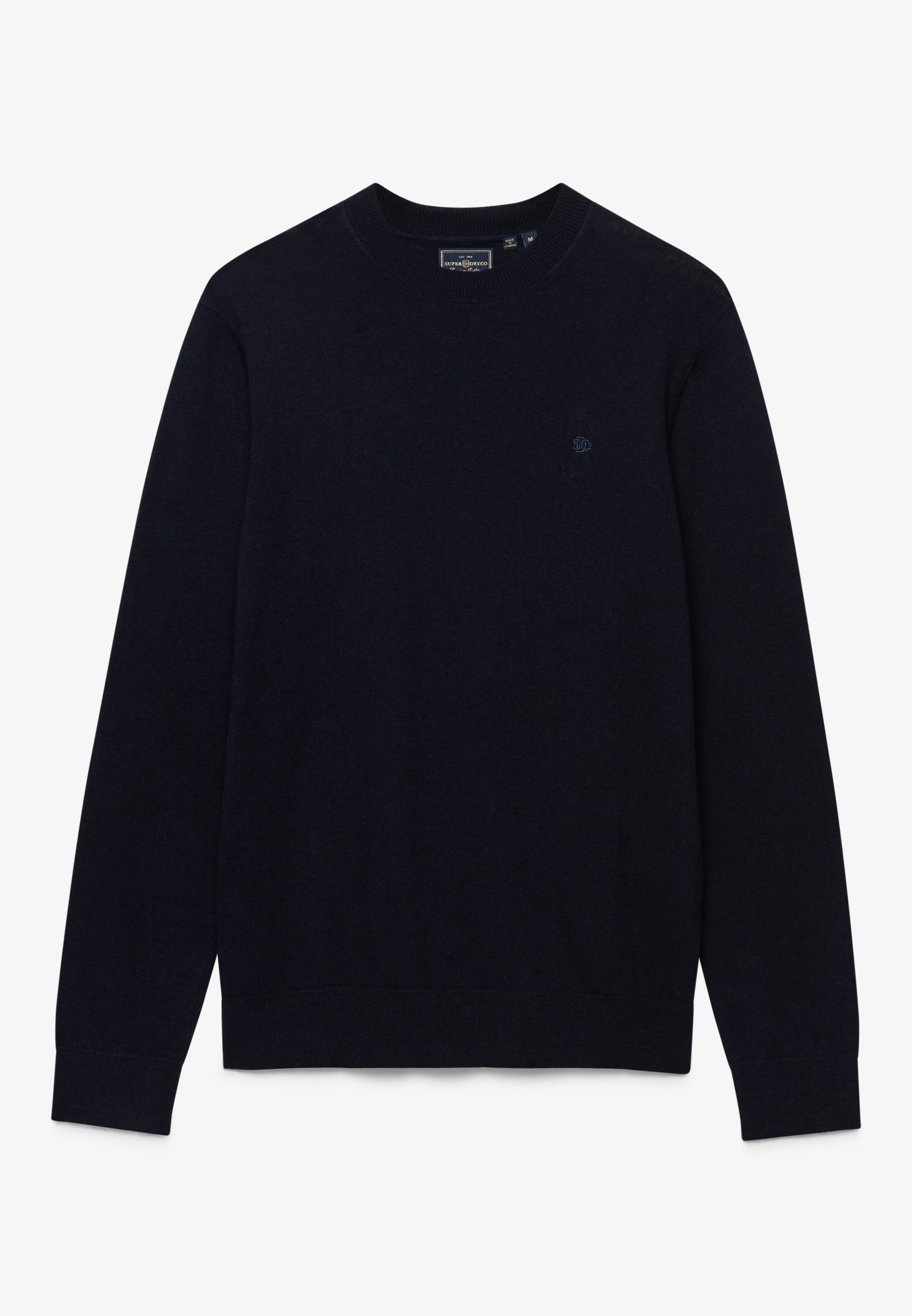 Superdry Rundhalspullover »ESSENTIAL LW WOOL BLEND JUMPER« Baumwollmischung, slim fit