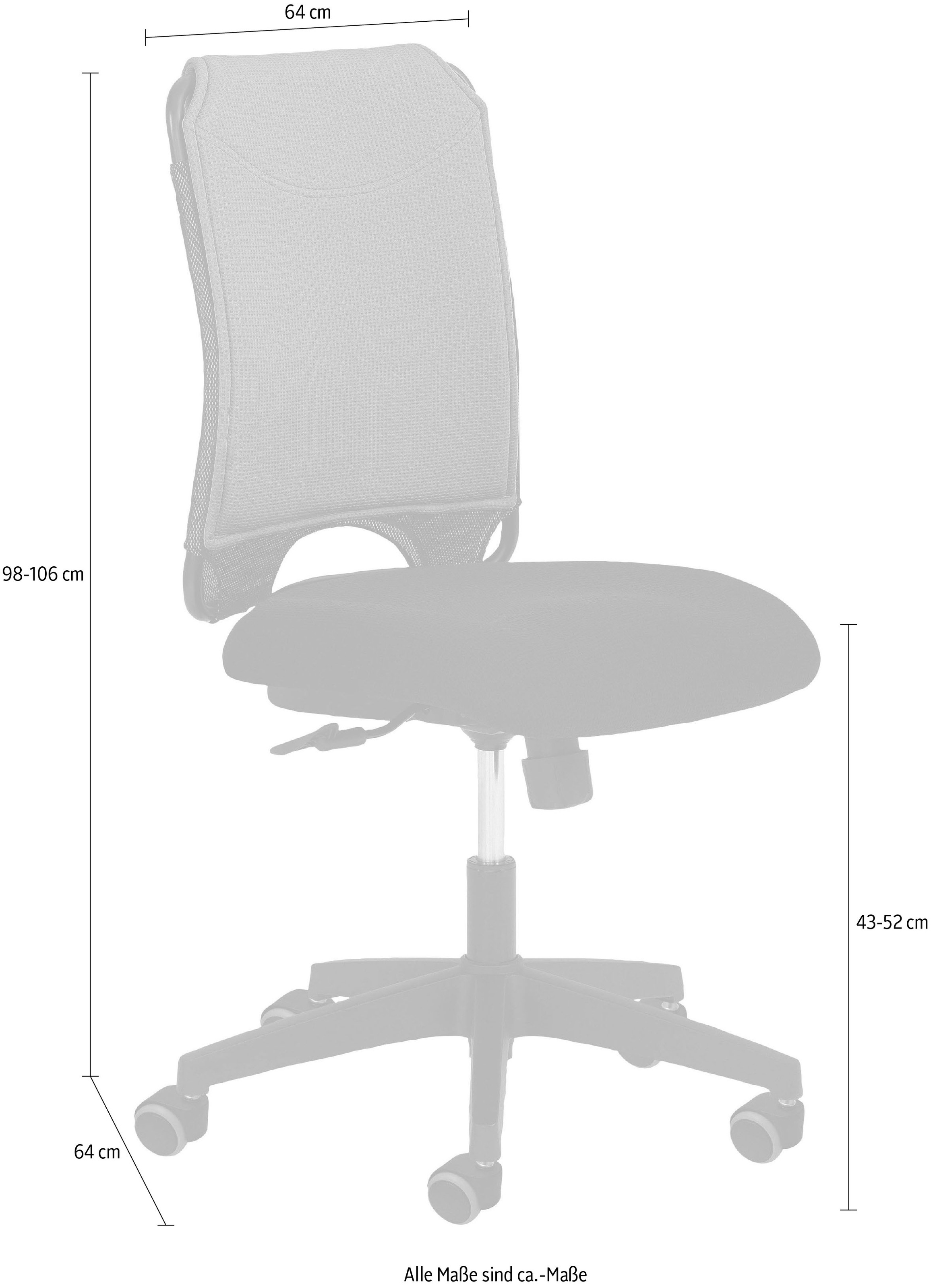 Mayer Sitzmöbel Drehstuhl »2333«, Struktur (100% Polyester)