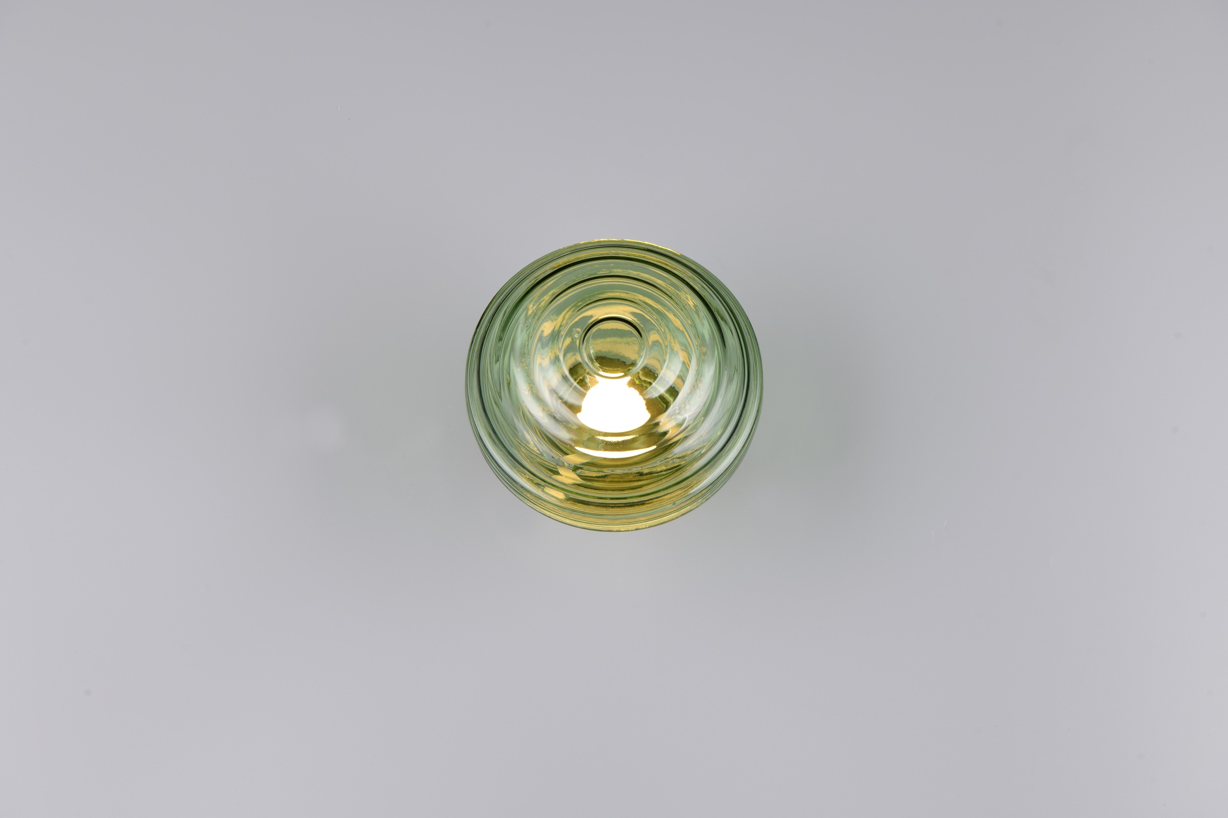 REALITY Leuchten LED Wandleuchte »EARL, runde Akku Wandlampe mit Touchdimmer, USB-Anschluss Ø 15,5cm« LED-Board 1 Stk. Warmweiß Akku Wandlampe Glasschirm, einfache Wandbefestigung, Tiefe 15 cm