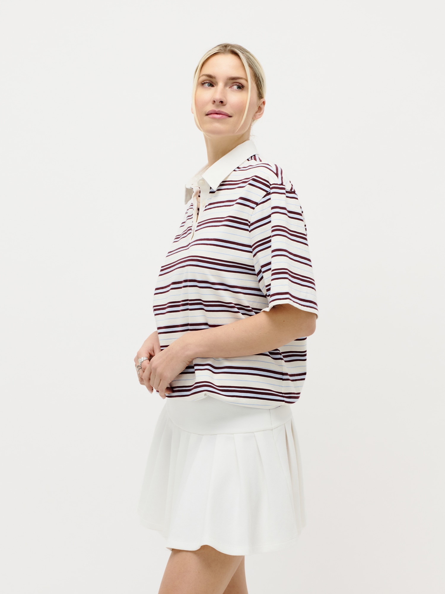 LeGer Poloshirt »Cora, LeGer by Lena Gercke« aus Baumwolle, Oversize Fit