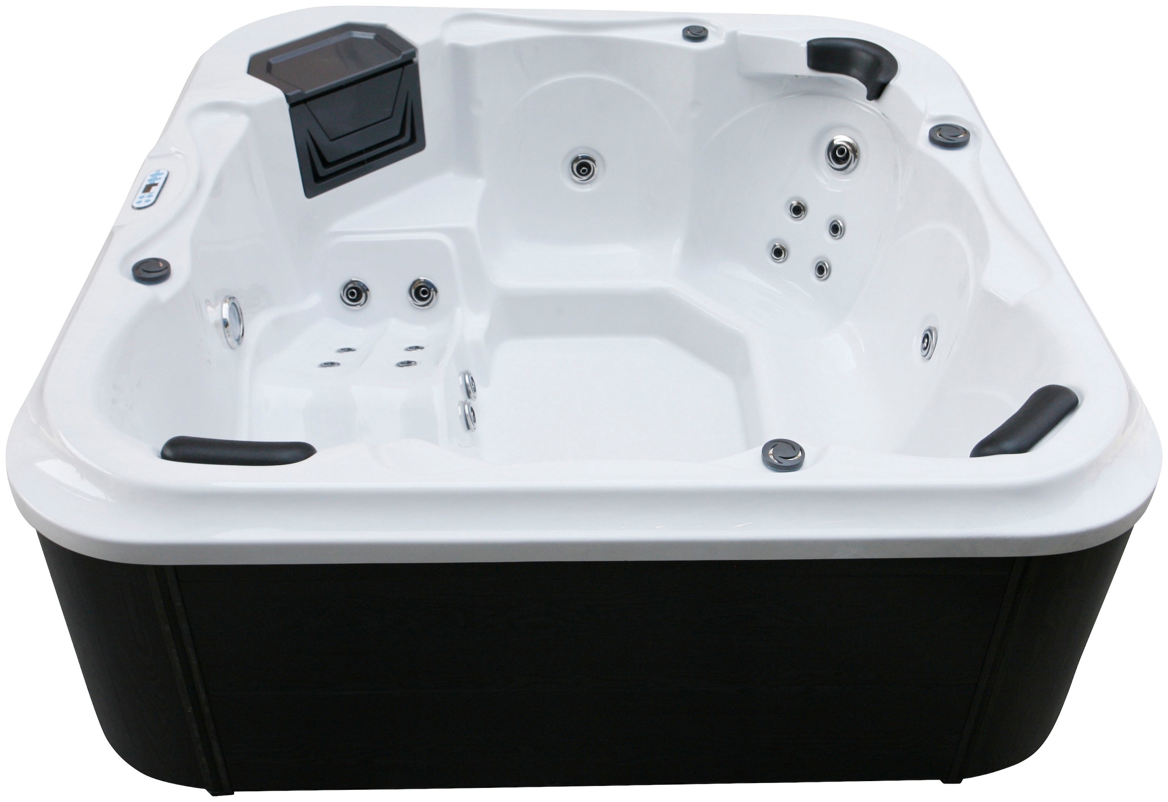 Sanotechnik Whirlpool »TIROL«, (Set), 210x210x80 cm, inkl. Einstiegsleiter und Abdeckung