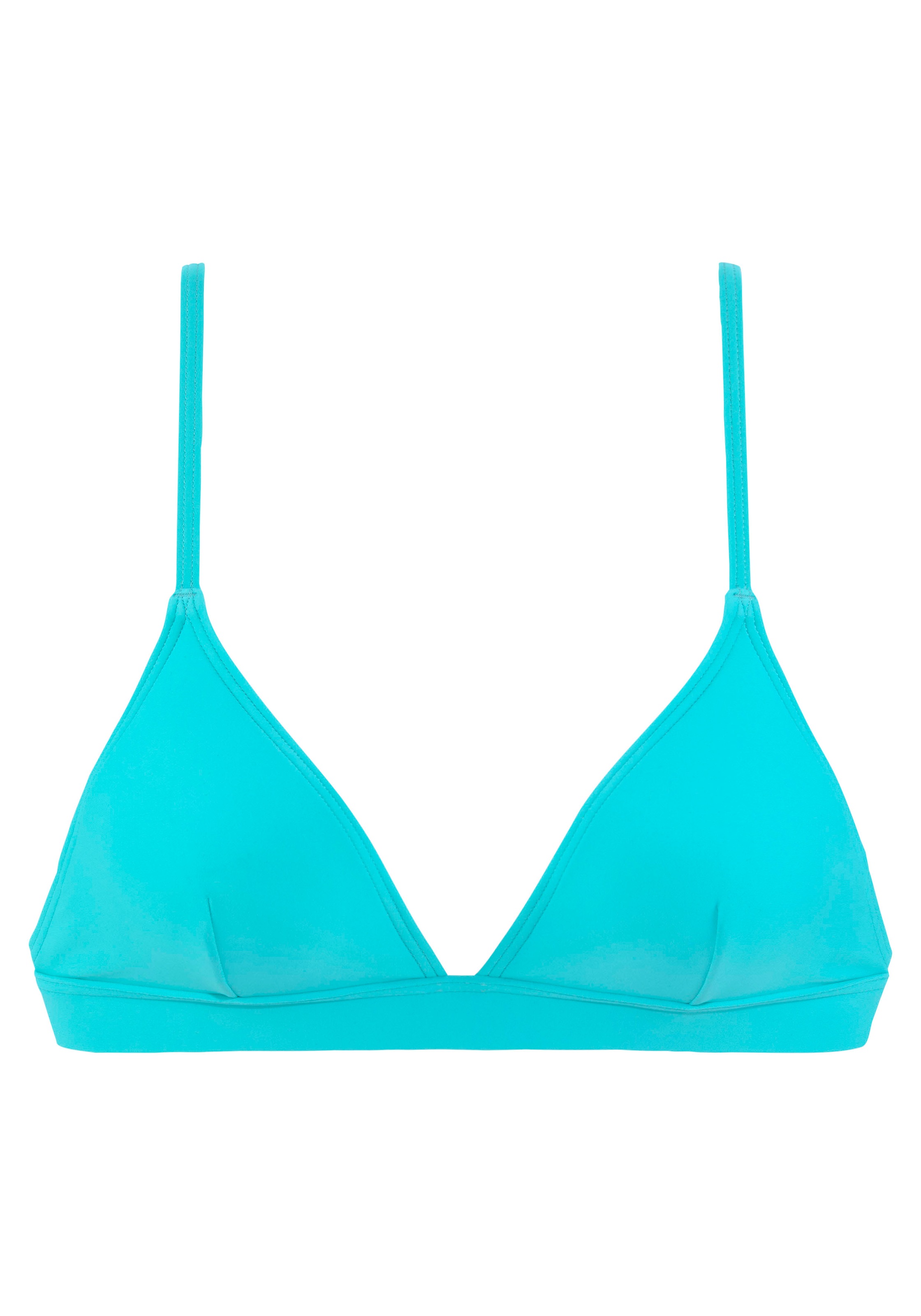 LASCANA ACTIVE, Damen, Triangel-Bikini-Top »Janni« mit 3 Tragevarianten, türkis, Cup C/D, 34 - Cup C/D, türkis, Sportliches Design