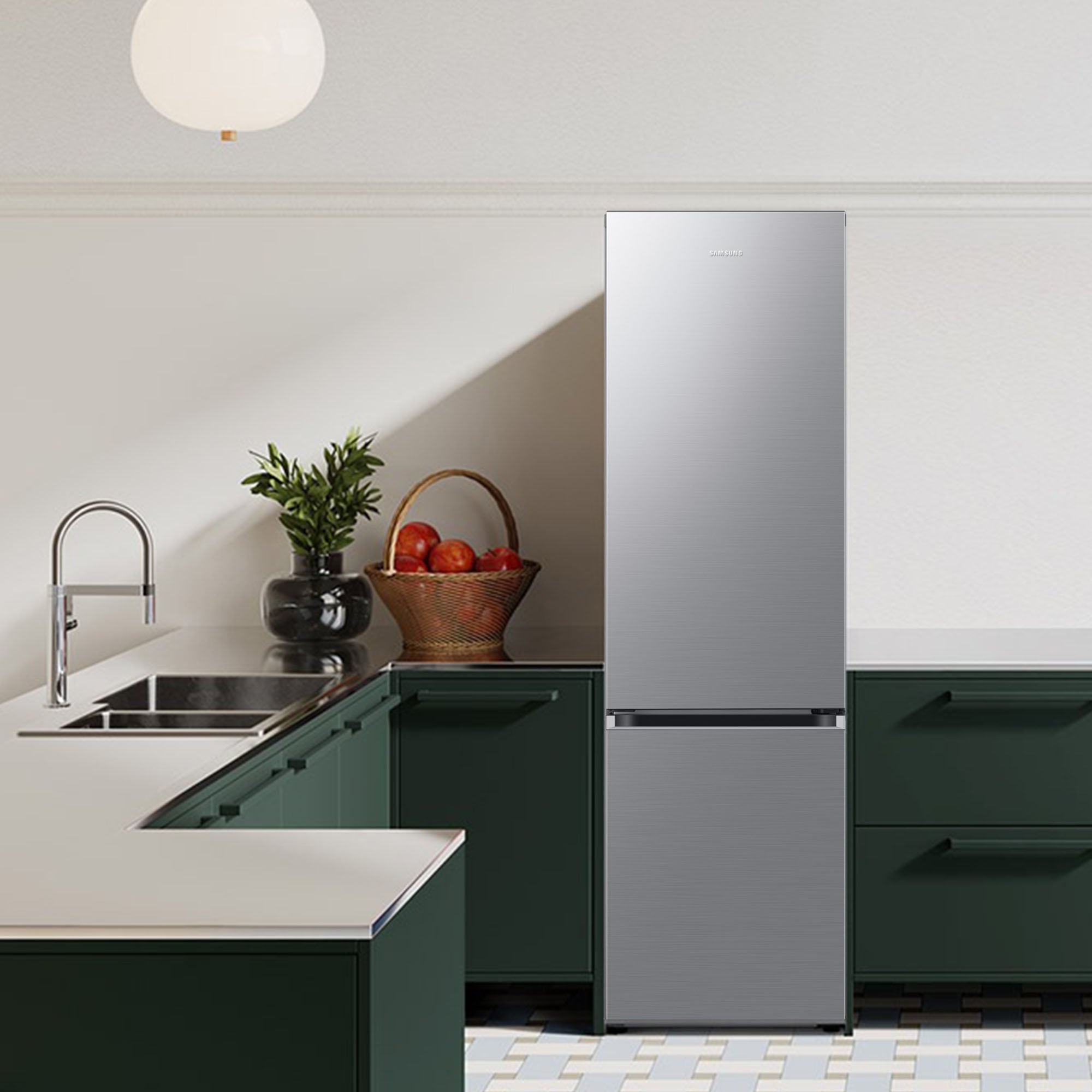 Samsung Kühl-/Gefrierkombination 7300A Serie »RB38C607AS9« 203 cm hoch 59,5 cm breit No Frost+, SpaceMax, Wifi & AI Energy Mode