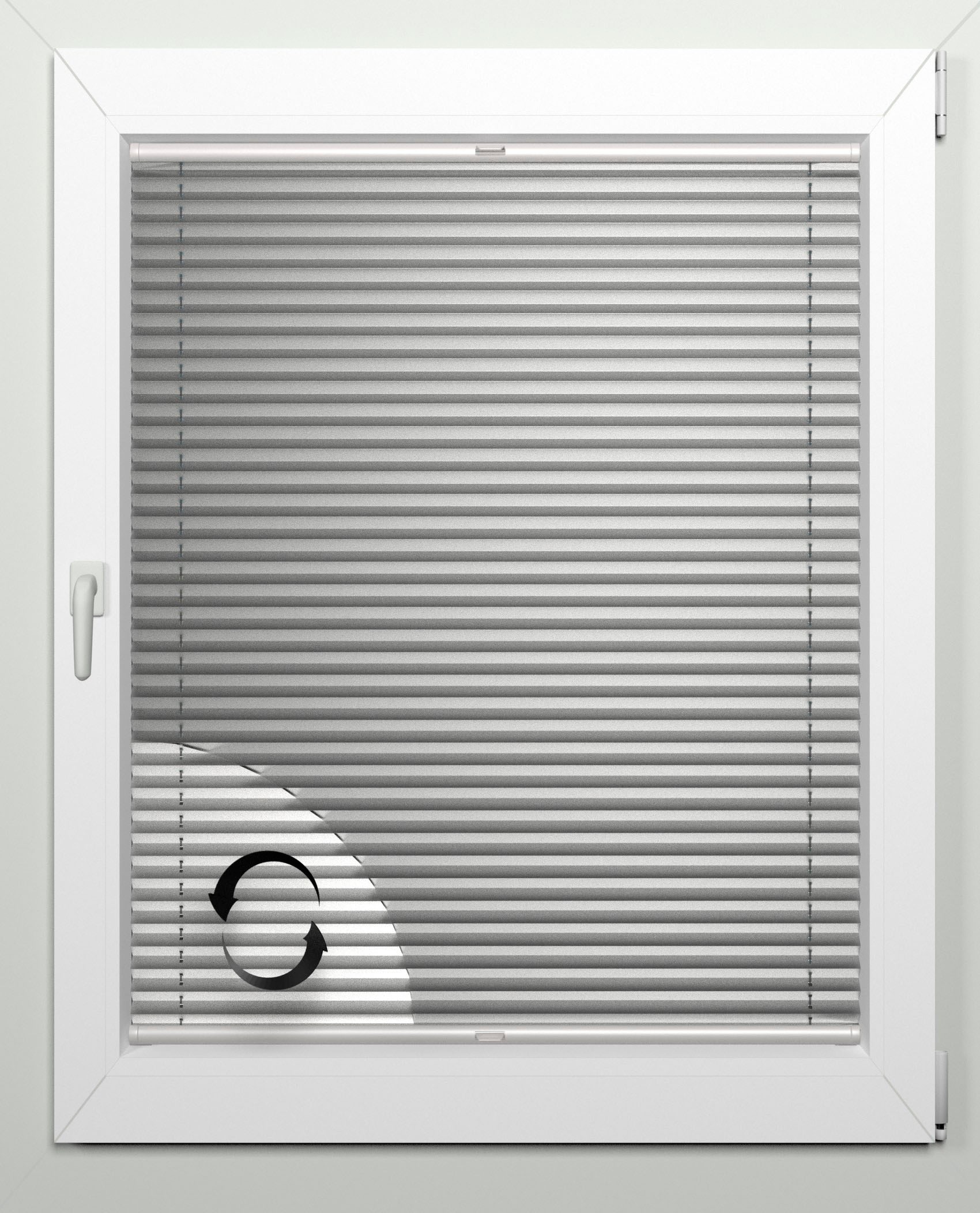 indeko Plissee »Thermo-Deluxe« verdunkelnd energiesparend mit Bohren verspannt zur Montage in der Glasleiste, nach Maß