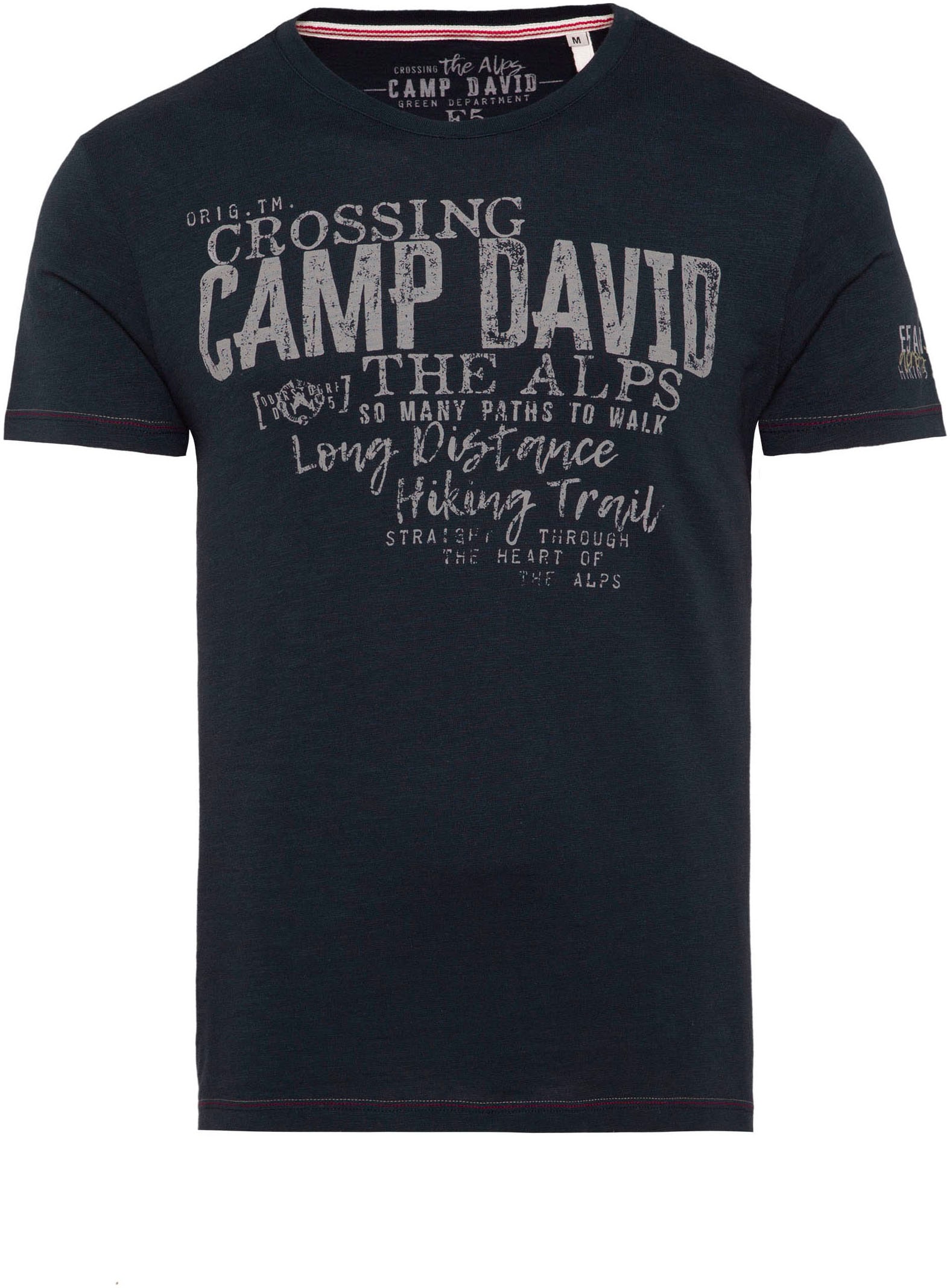 CAMP DAVID T-Shirt, mit Logodrucken