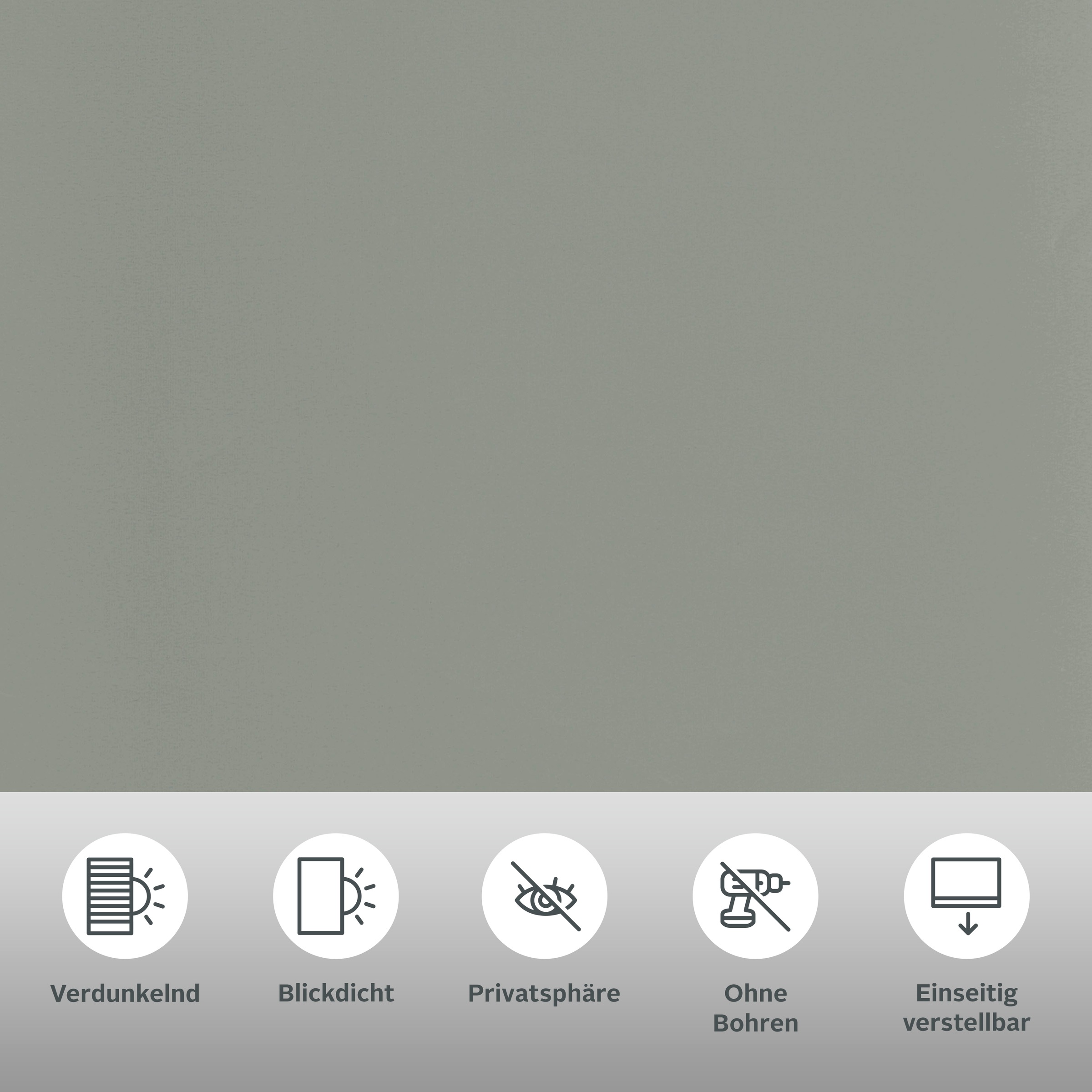 my home Seitenzugrollo »Tone«, blickdicht, Sichtschutz-Verdunkelung, mit Bohren/ohne Bohren, verspannt, Schraubmontage möglich