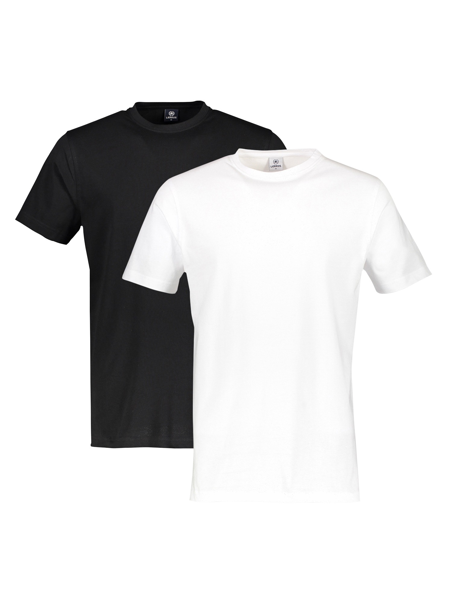 LERROS T-Shirt »LERROS Doppelpack T-Shirt Rundhals in Premium Baumwollqualität«