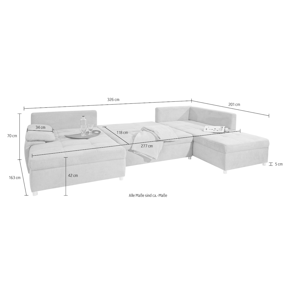 sit&more Wohnlandschaft »Labene«