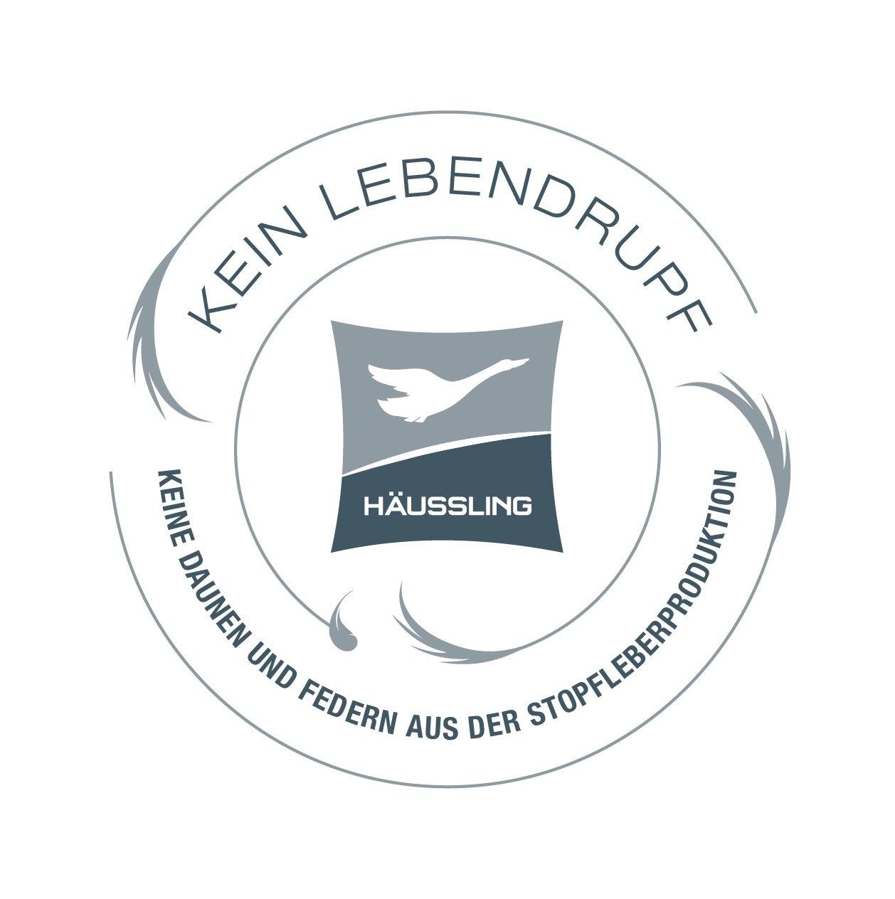 Haeussling Nackenstützkissen »Traumulus«, Füllung: Füllung mitte: weiße neue Federn, Klasse I (100% Federn). Füllung oben/unten: weiße neue Federn und Daunen, Klasse I, (85% Federn, 15% Daunen), Bezug: Köper Inlett (100% Baumwolle), (1 St., 1-tlg.)