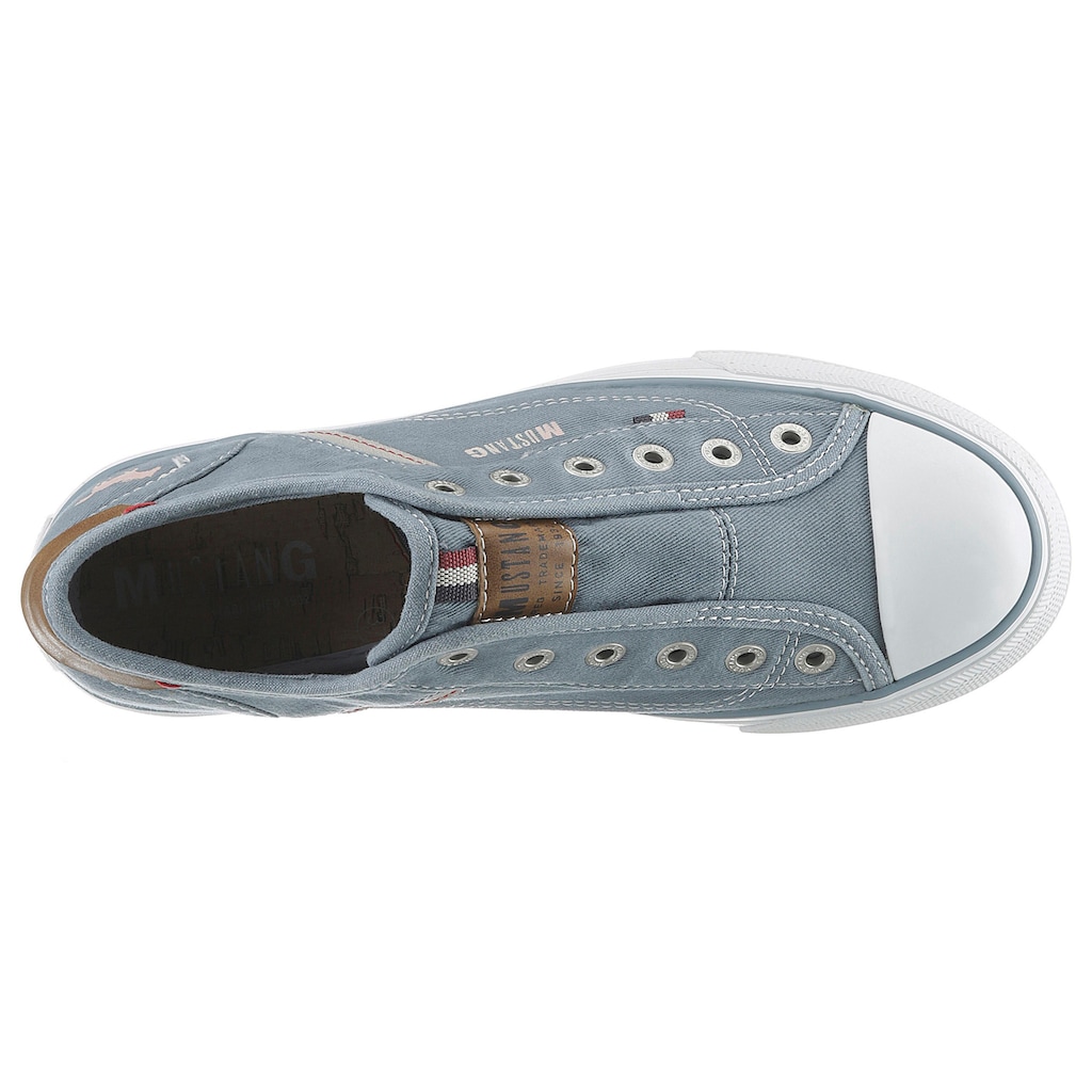 Mustang Shoes Slip-On Sneaker, mit Label