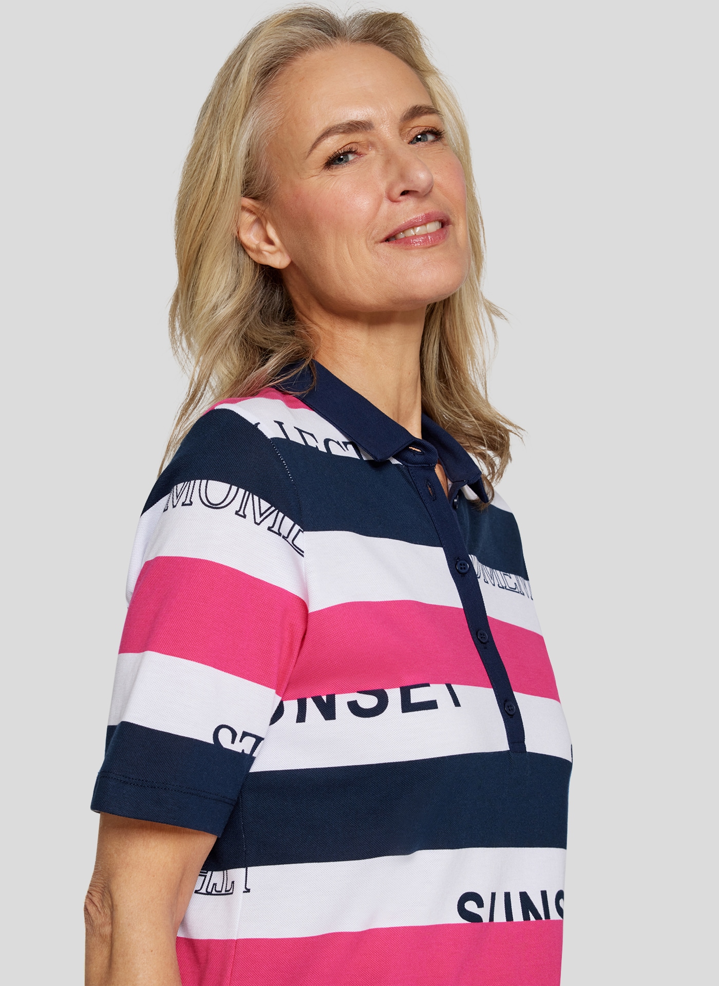 Rabe Poloshirt, mit Colorblocking