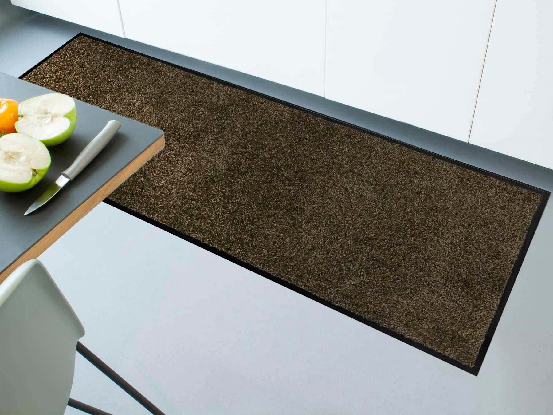 Primaflor-Ideen in Textil Fußmatte »Schmutzfangmatte CLEAN PRO, Made in Belgium«, rechteckig, 8 mm Höhe, Uni-Farben, UV-beständig, strapazierfähig, waschbar