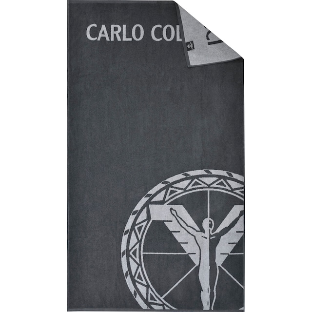 CARLO COLUCCI Strandtuch »Stefano«, (1 St.), mit auffälligem Carlo Colucci  Logo und Schriftzug bei