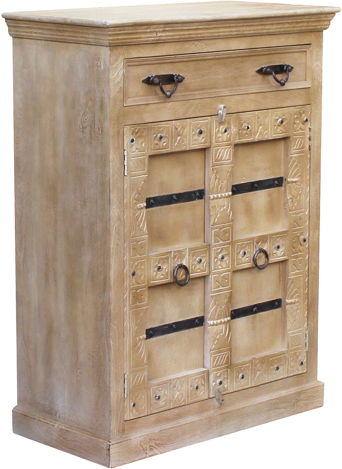 SIT Highboard »Daipur«, geschnitzte Verzierungen