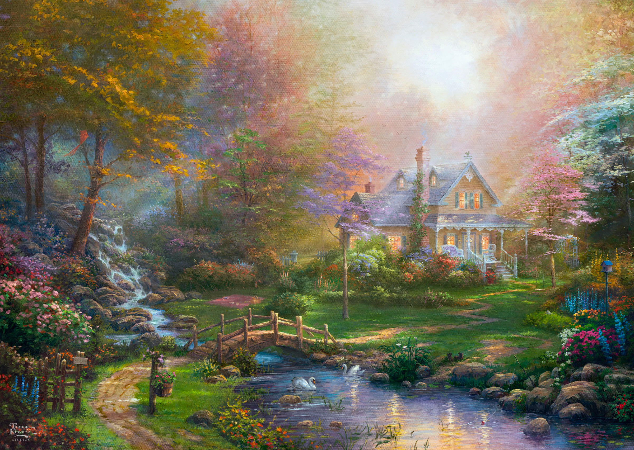 Schmidt Spiele Puzzle »A Mother's Perfect Day von Thomas Kinkade«, Made in Germany
