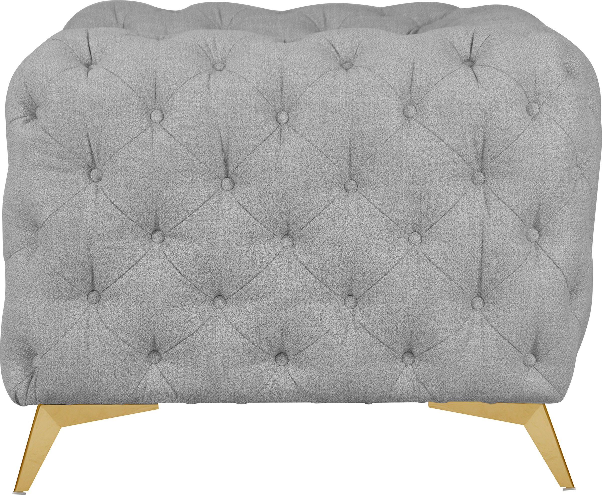 Leonique Chesterfield-Sessel »Glynis Sessel«, aufwändige Knopfheftung, moderne Chesterfield Optik, Fußfarbe wählbar