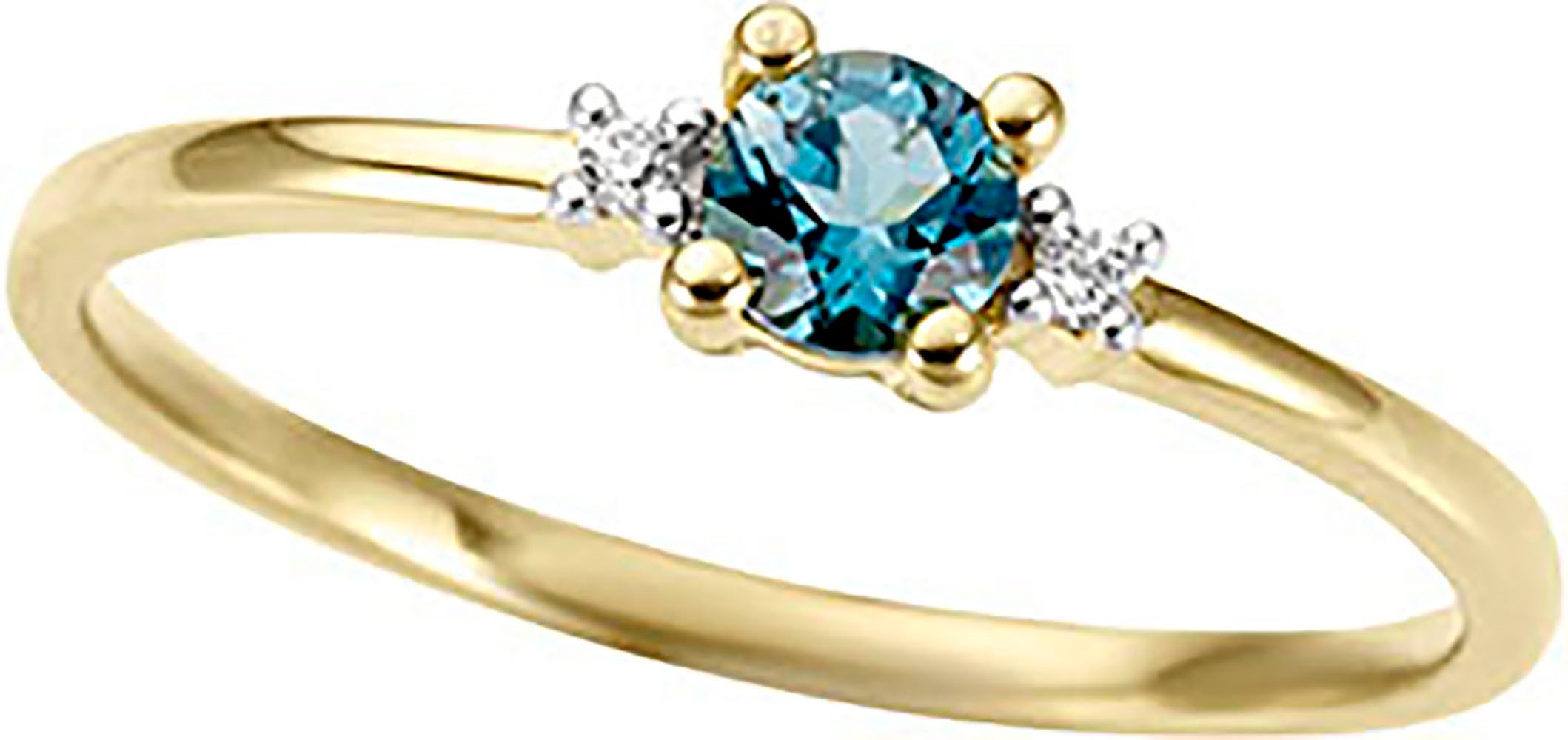 Fingerring »Schmuck Geschenk Gold 333 Damenring Goldring Edelstein Solitär«, mit...