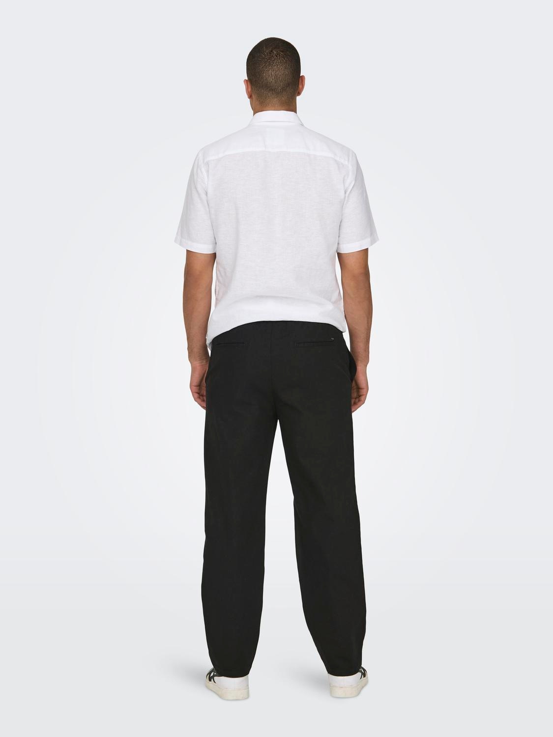 ONLY & SONS Trainingshose »ONSSINUS LOOSE 0007 COT LIN PANT NOOS«