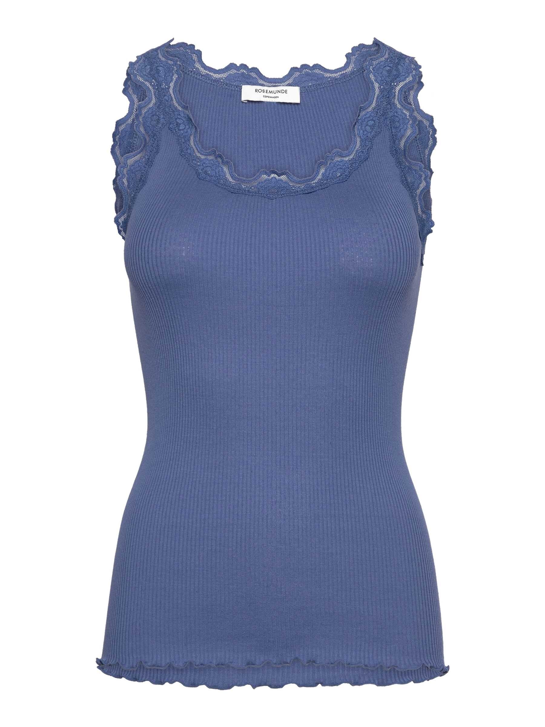 rosemunde Spitzentop »Babette Silk Top mit Seide« Vintage-Spitzenbesatz, mit Rundhalsausschnitt, hoher Seidenanteil