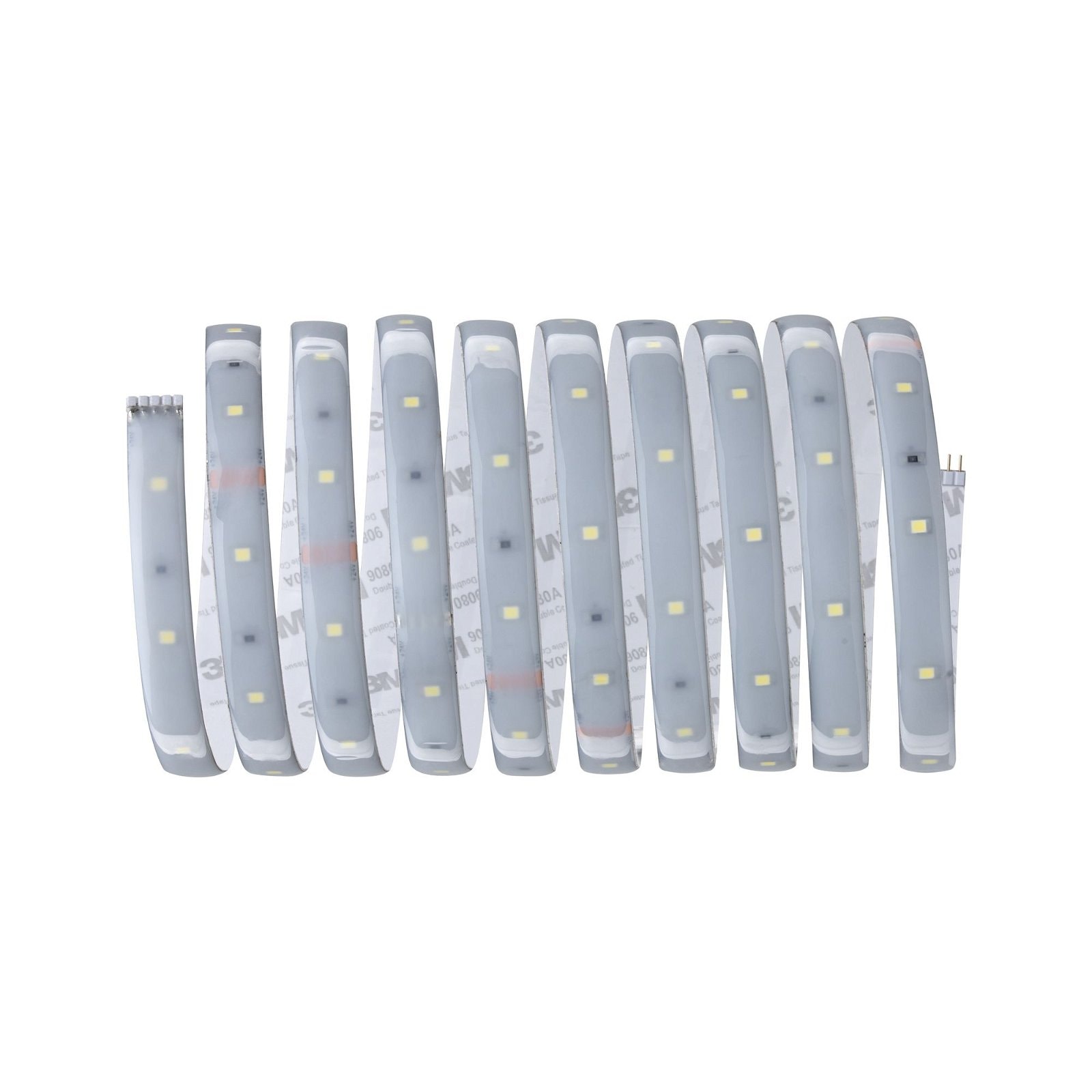 Paulmann LED-Streifen »MaxLED 250 Basisset 3m Daylight 6500K 12W 230/24V Silber Kunststoff«, 1 St.-flammig, IP44 Cover