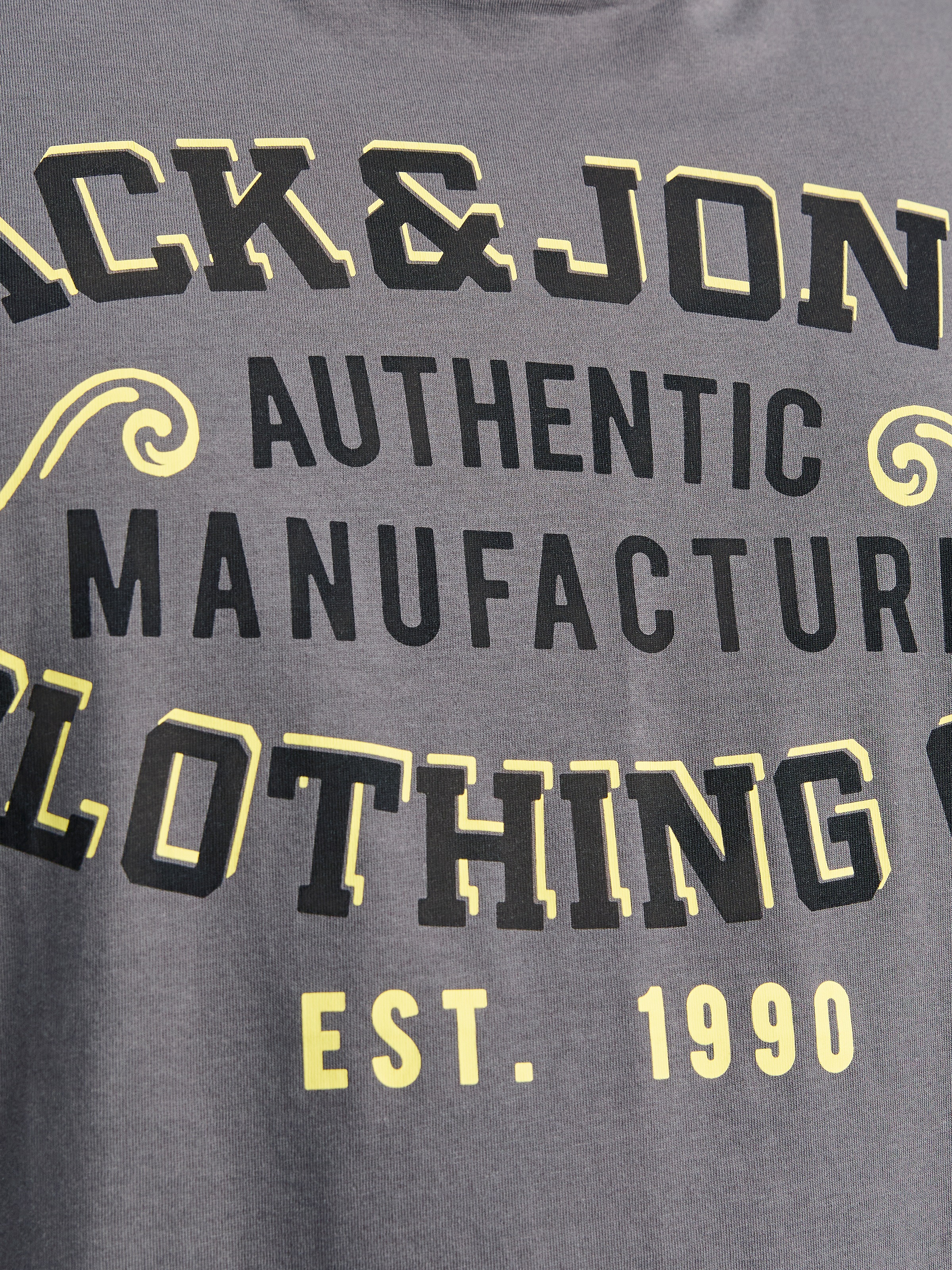 Jack & Jones PlusSize T-Shirt »JJELOGO TEE SS O-NECK 2 COL AW24 S PLS«, mit Frontprint