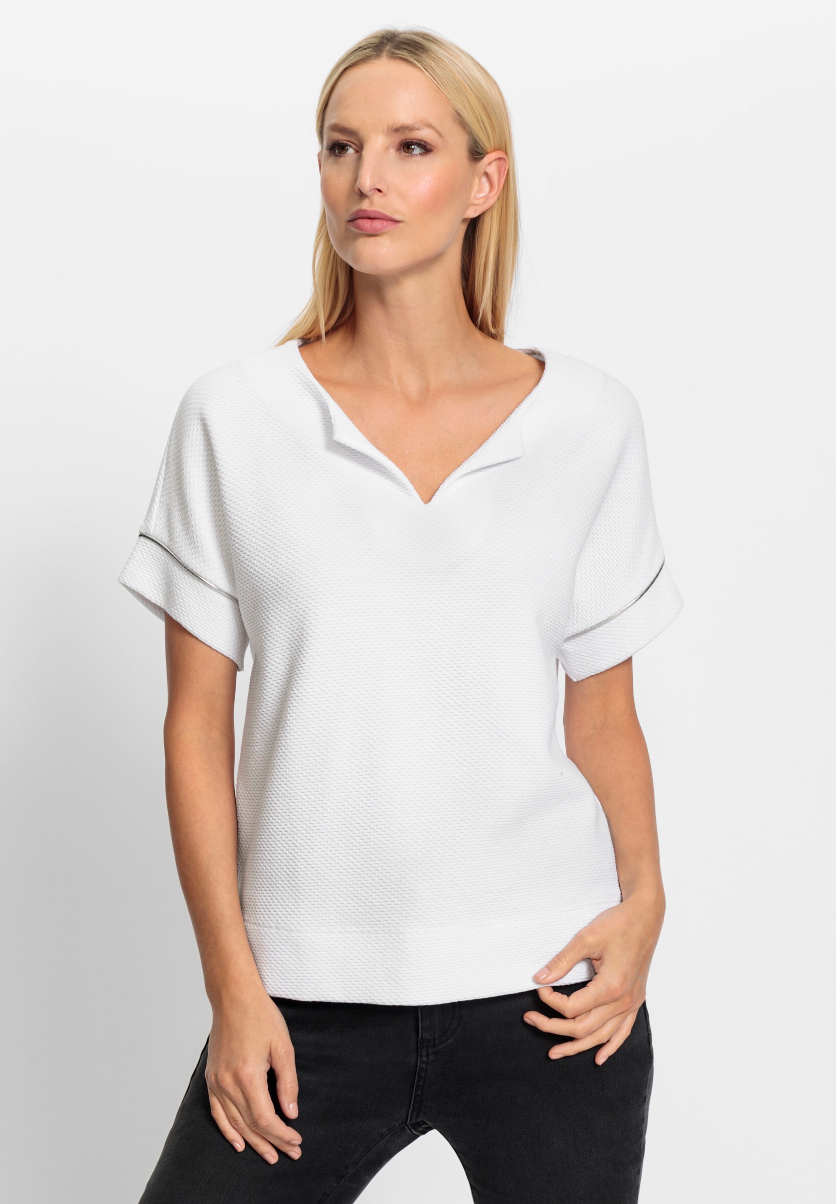 heine Sweatshirt »Sweatshirt Oversize-Shirt mit Seitenschlitzen«
