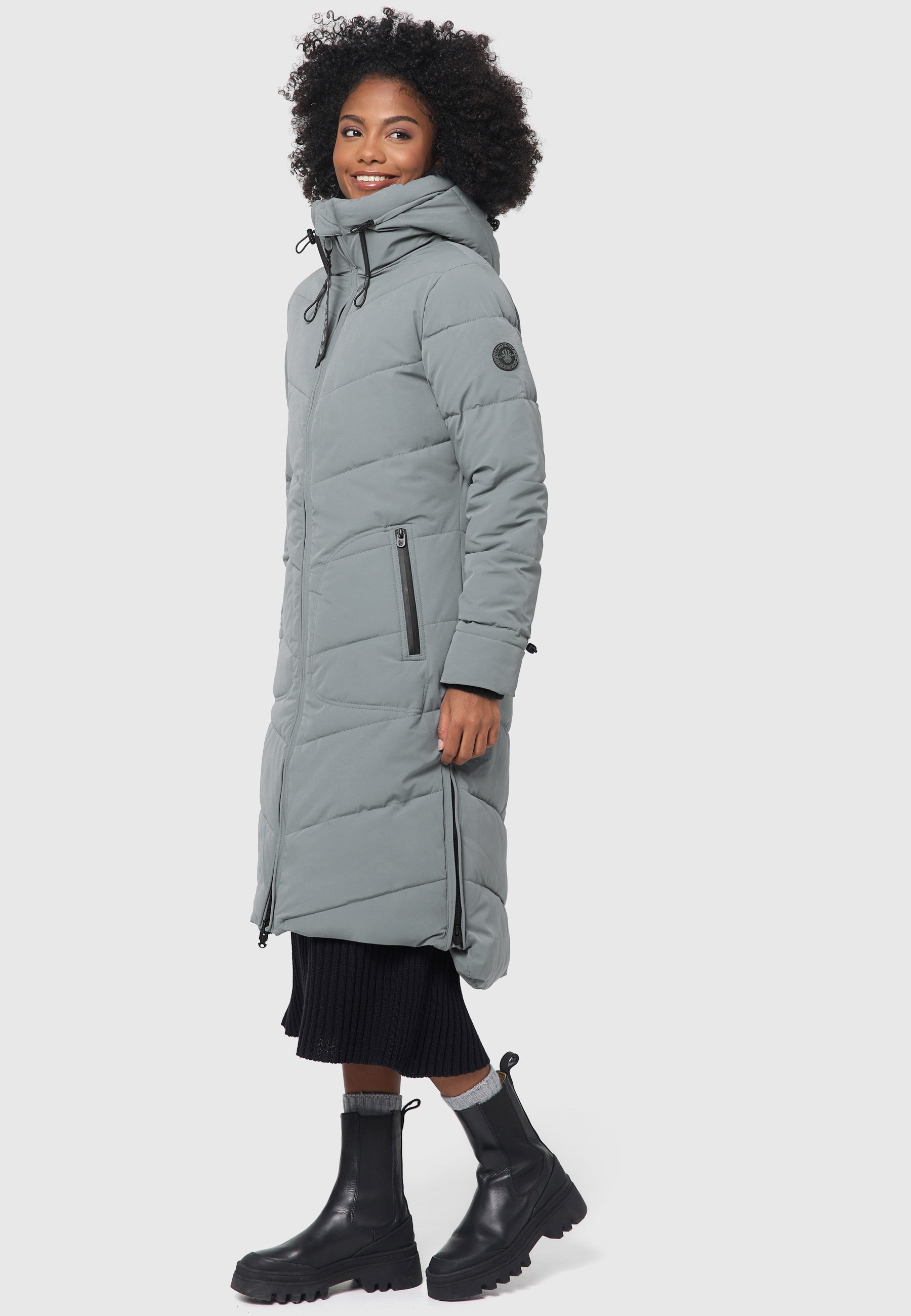Marikoo Winterjacke »Marikoo Benikoo Damen lange Winterjacke B949«