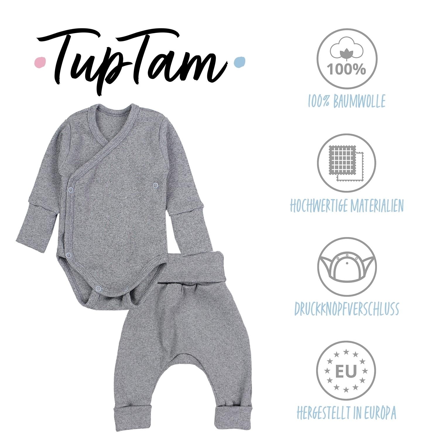TupTam Langarmbody »Body Baby Bekleidung Langarmbody Hose 2er Set«