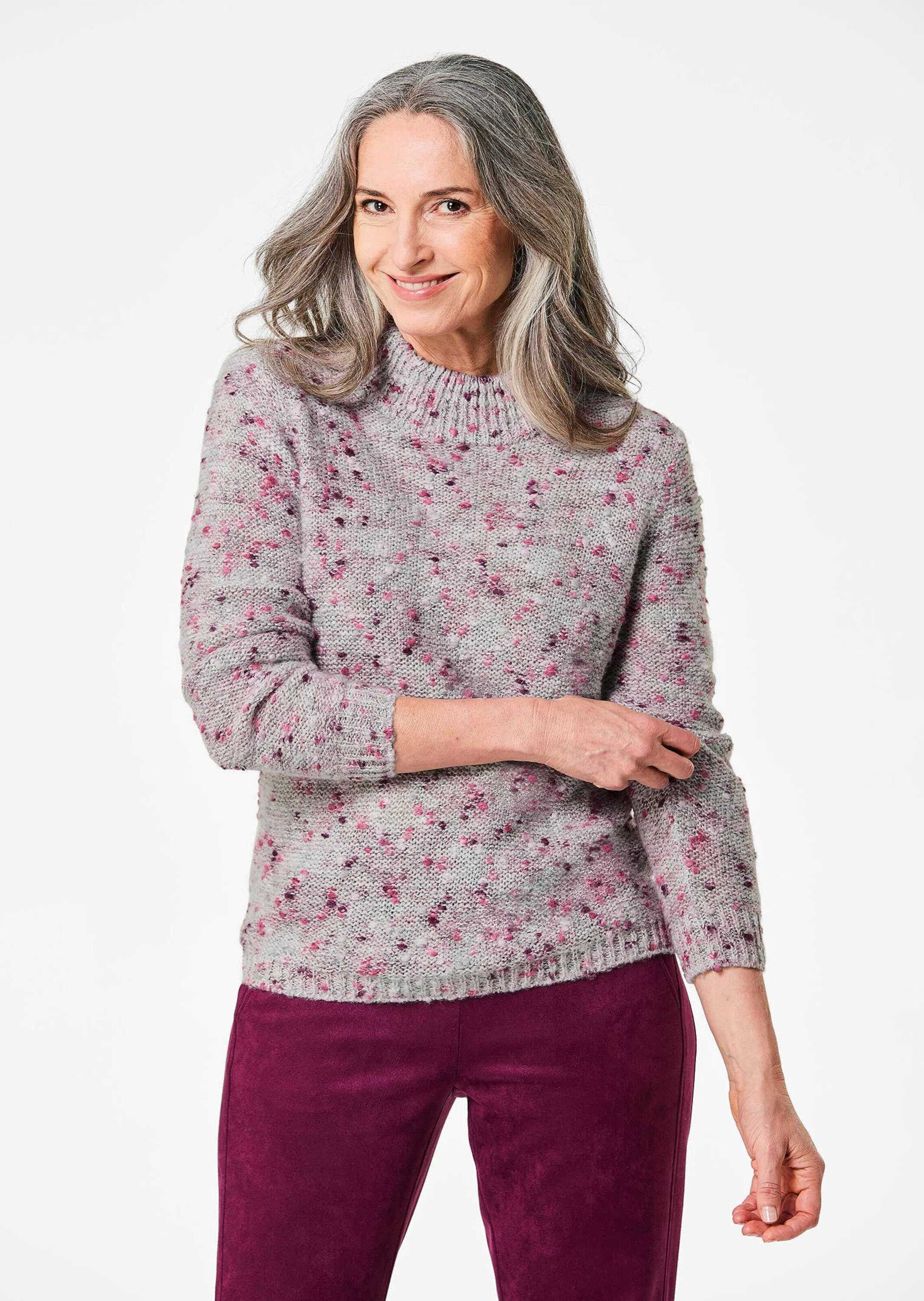 GOLDNER Rundhalspullover »Kurzgröße Pullover«