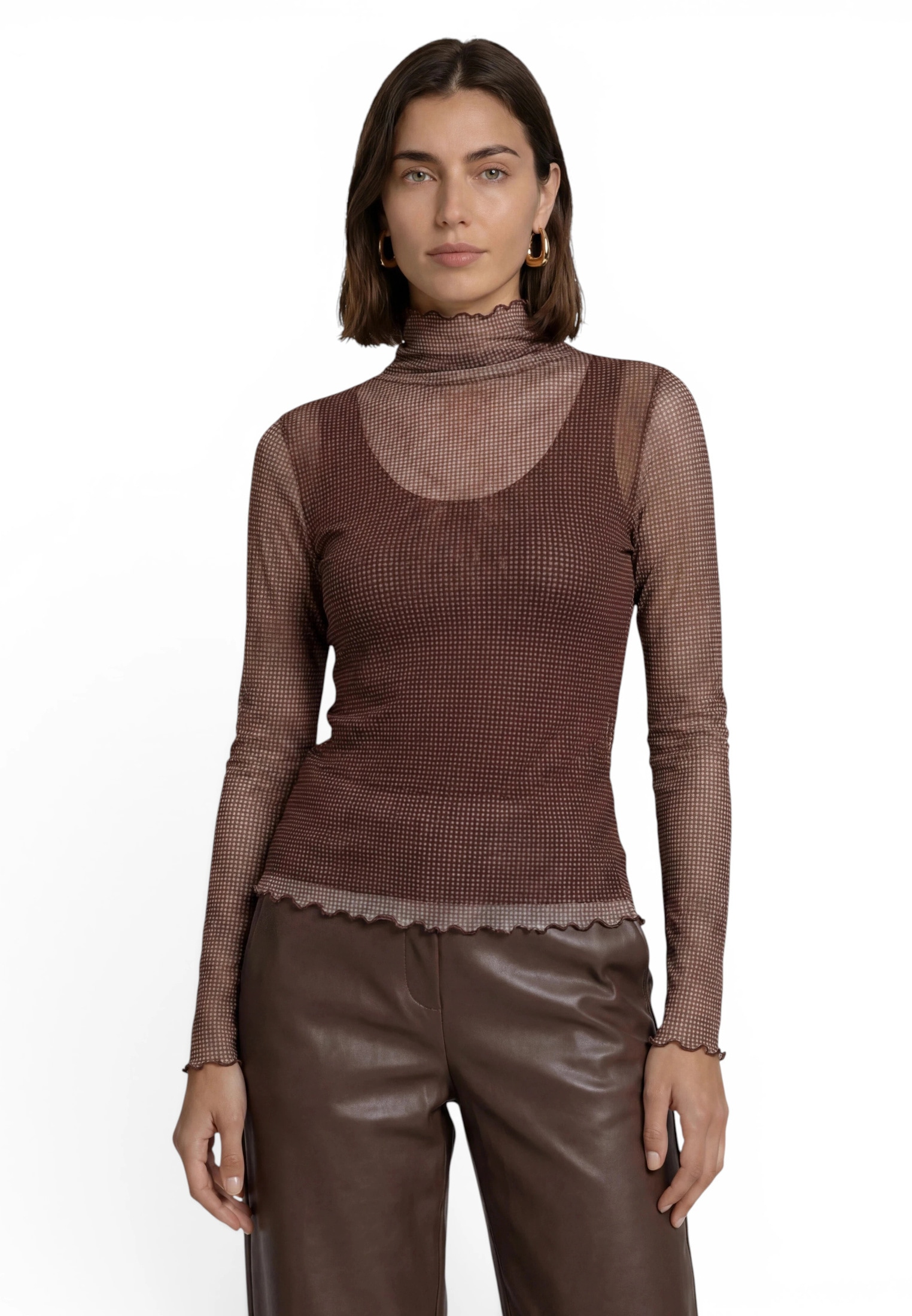 Zero Langarmshirt »Langarm-Shirt mit Muster«